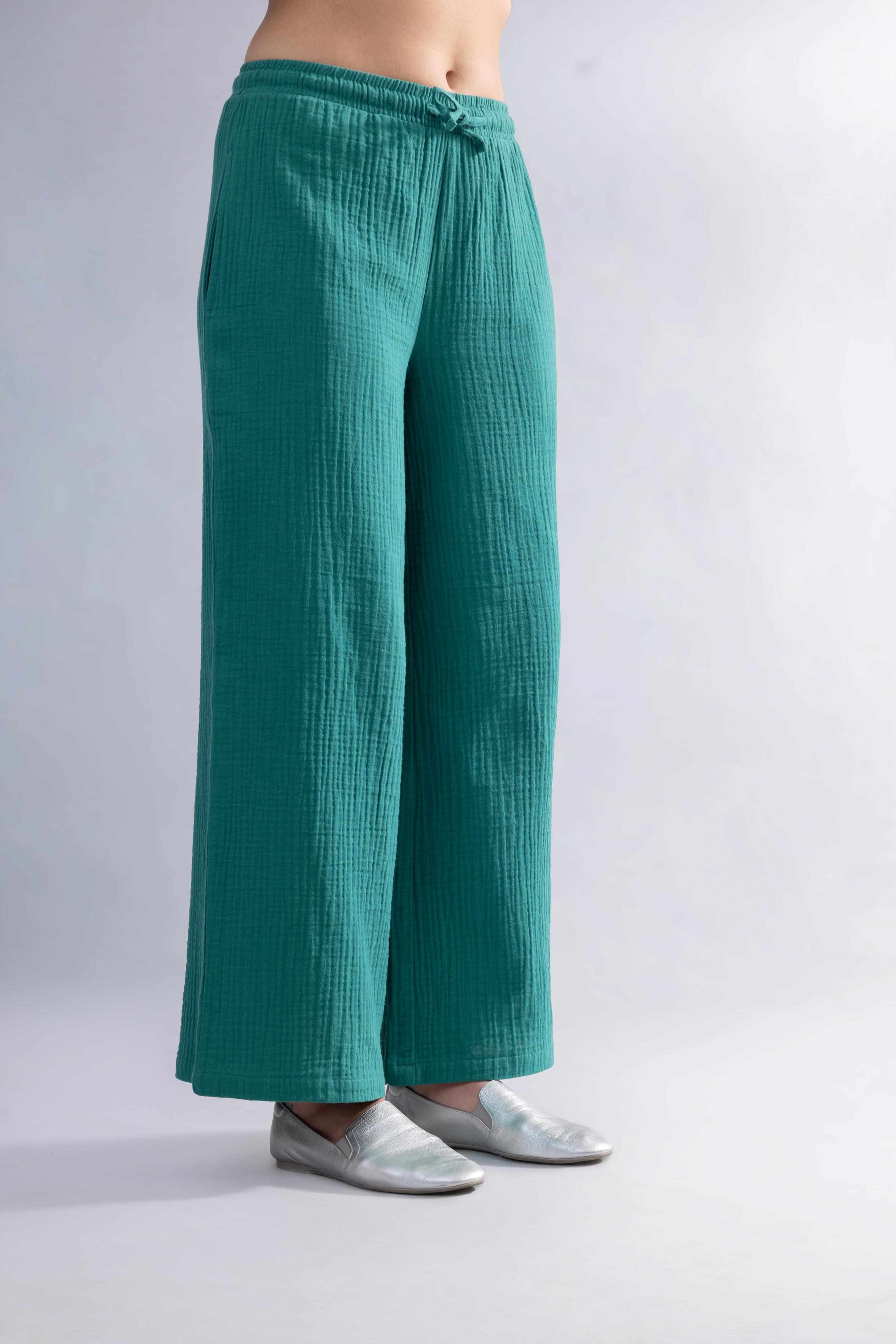 FLARE PANTS GREEN
