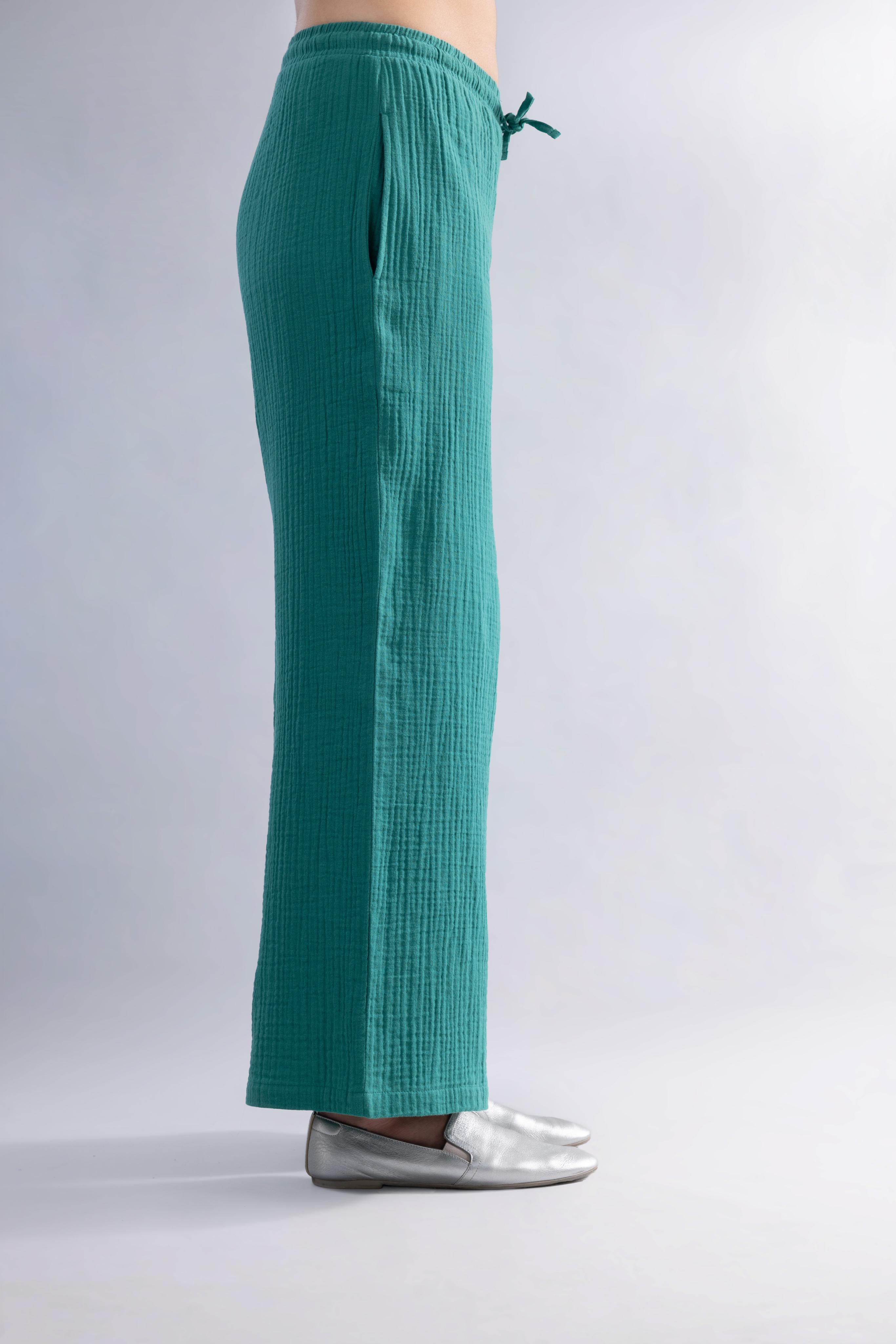 FLARE PANTS GREEN