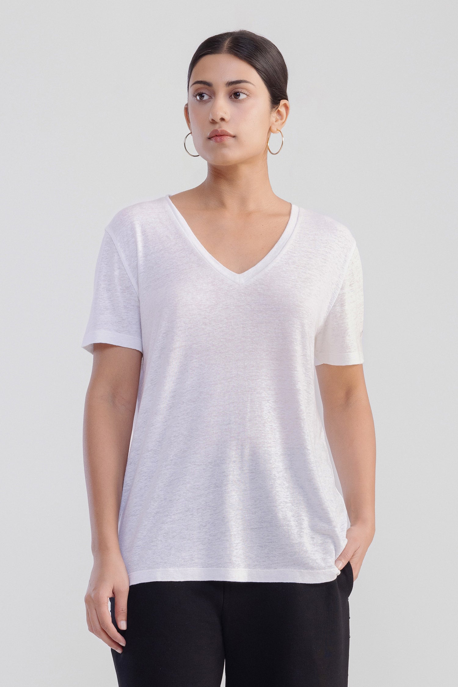 Classic Linen White Tee