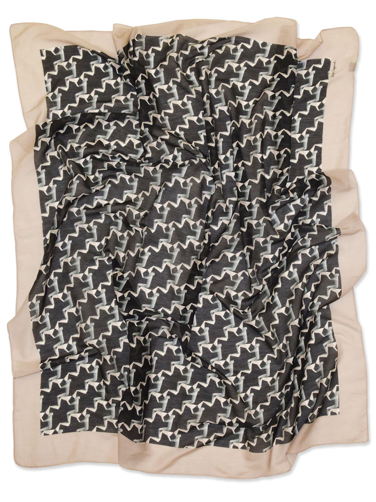 Black Robotic Love Scarf