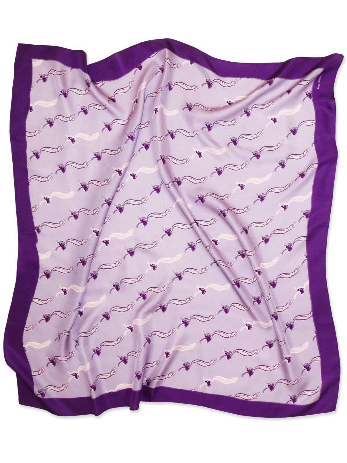 Fuschia Silk Scarf