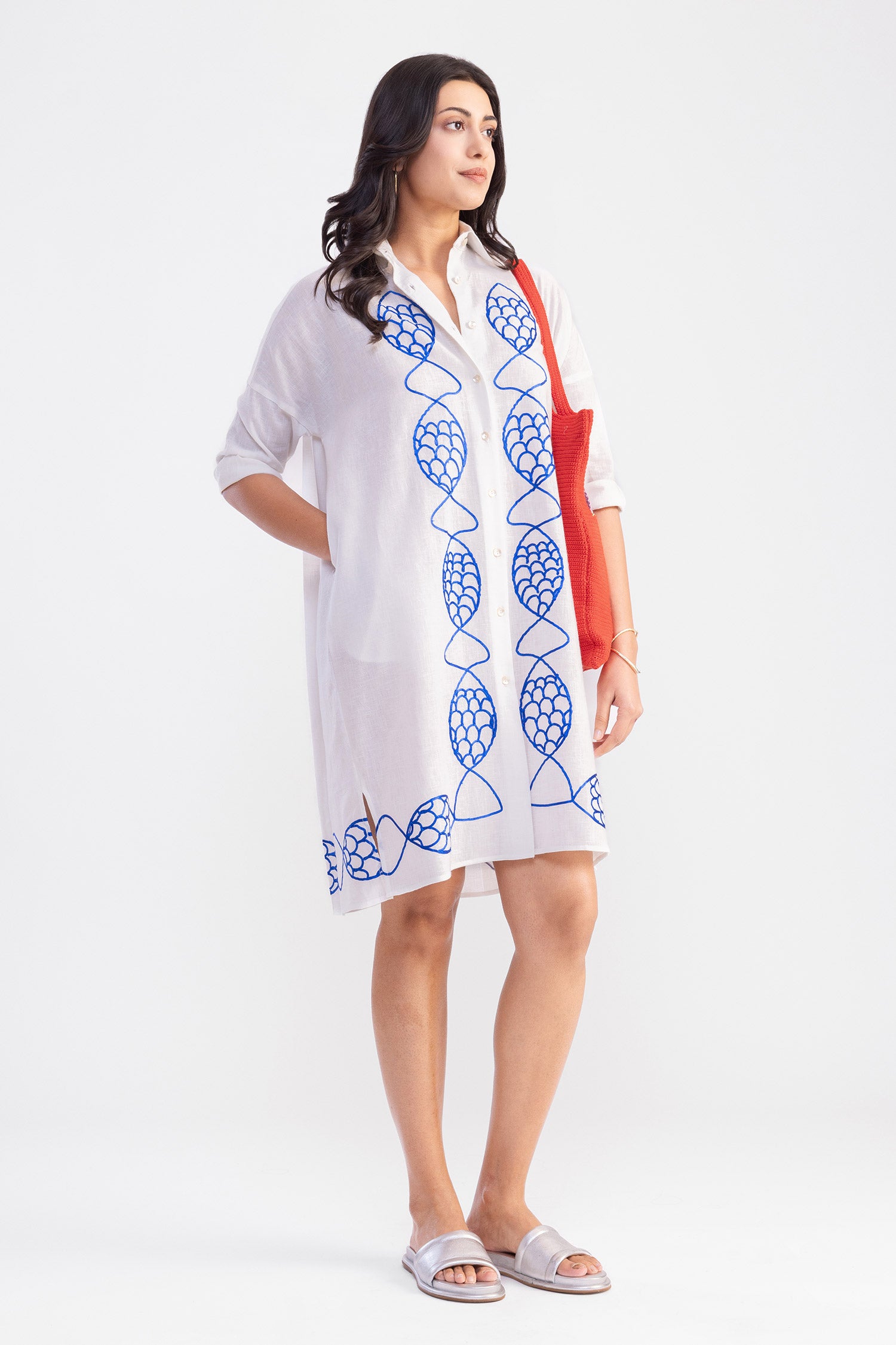 Fishy Person Shirt Dress