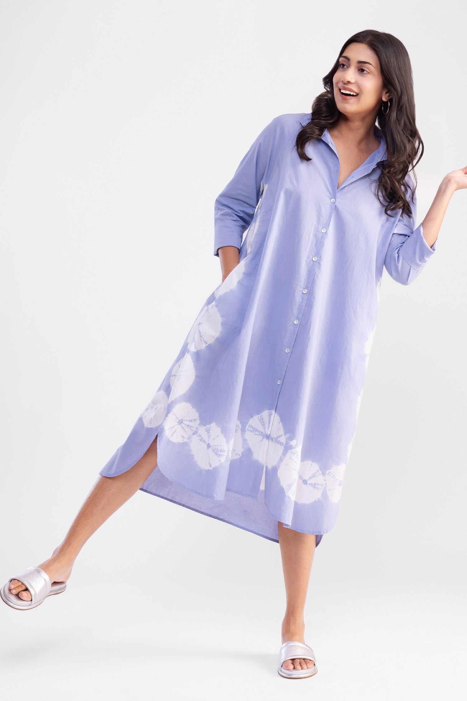 Sea Breeze Shirt Dress