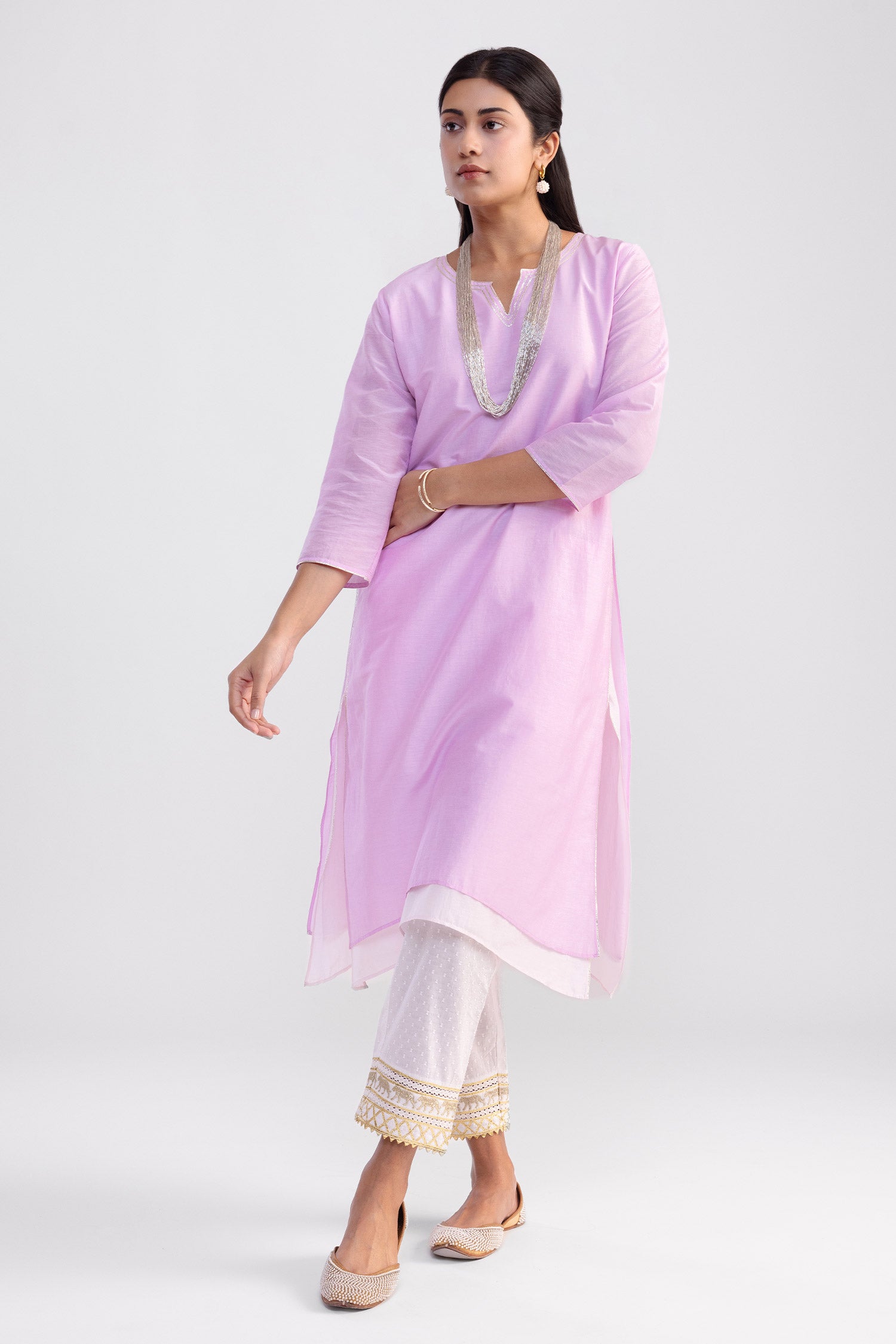 Assagao Lilac Kurta