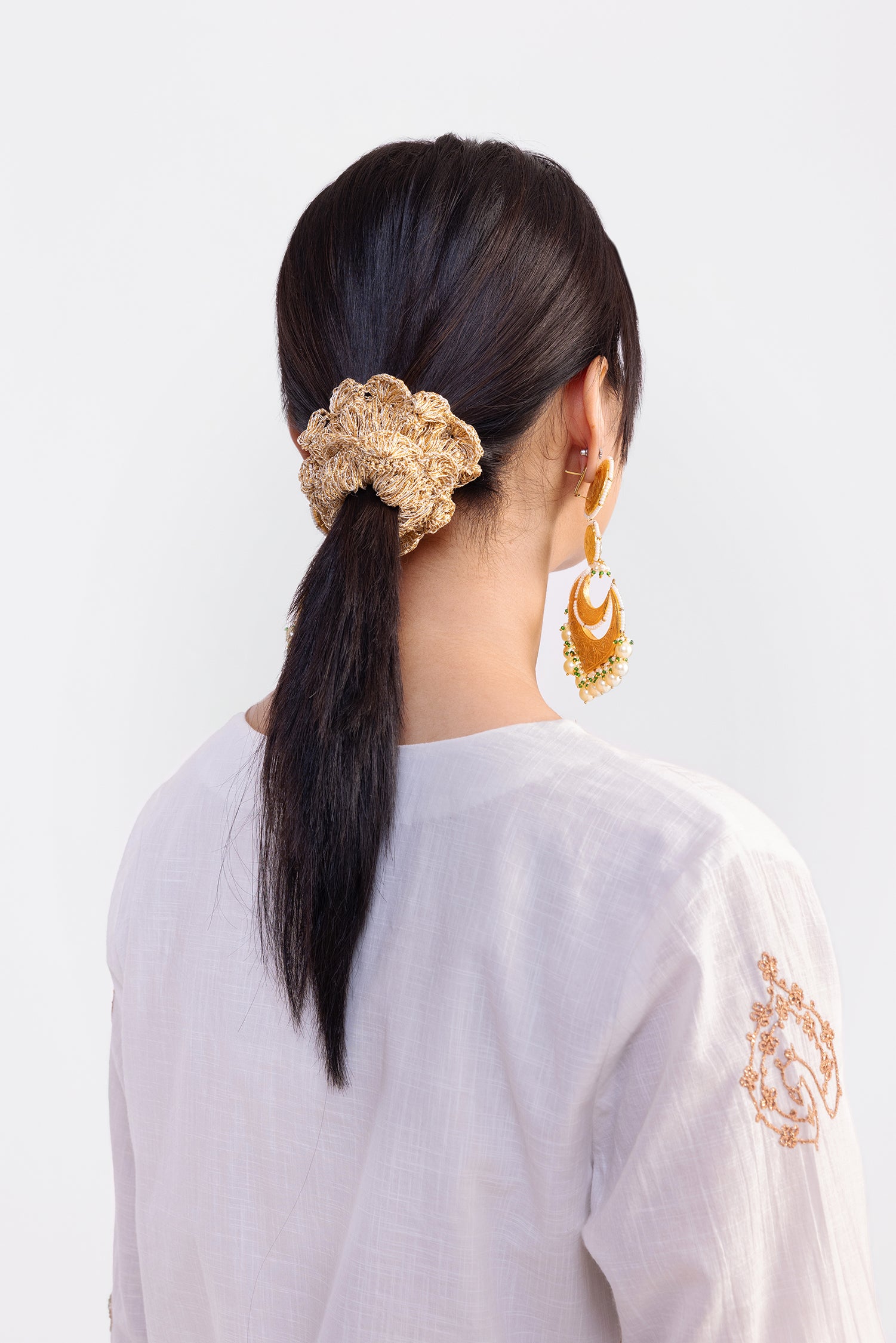 Gota Scrunchie Set Of 2