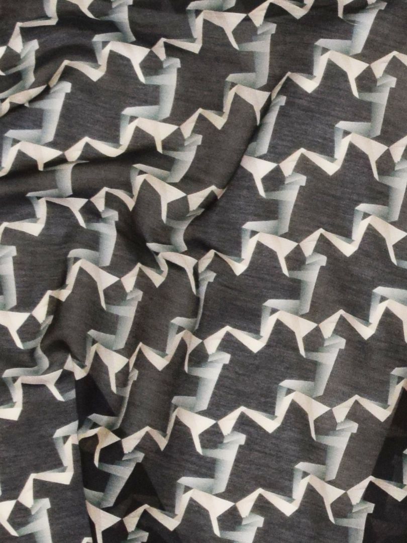 Black Robotic Love Scarf