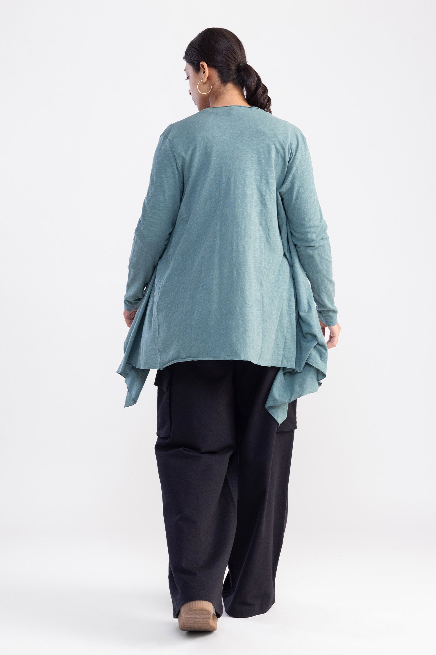 City Wrap Shrug Teal