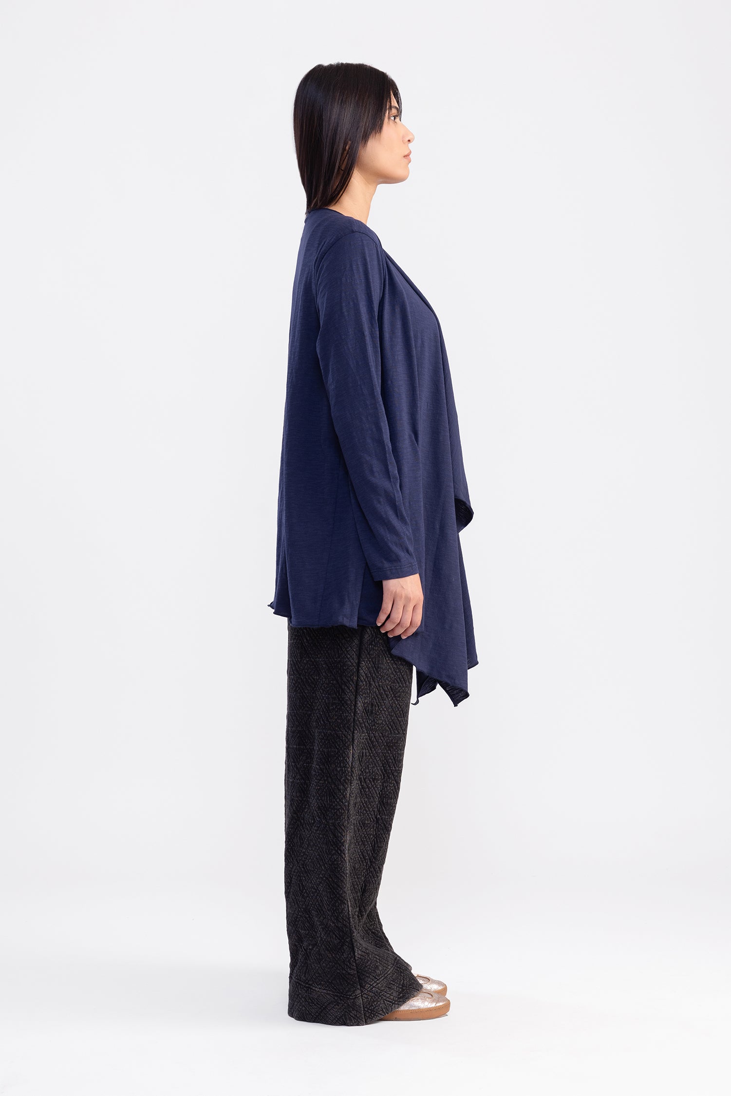 City Wrap Shrug Navy Short