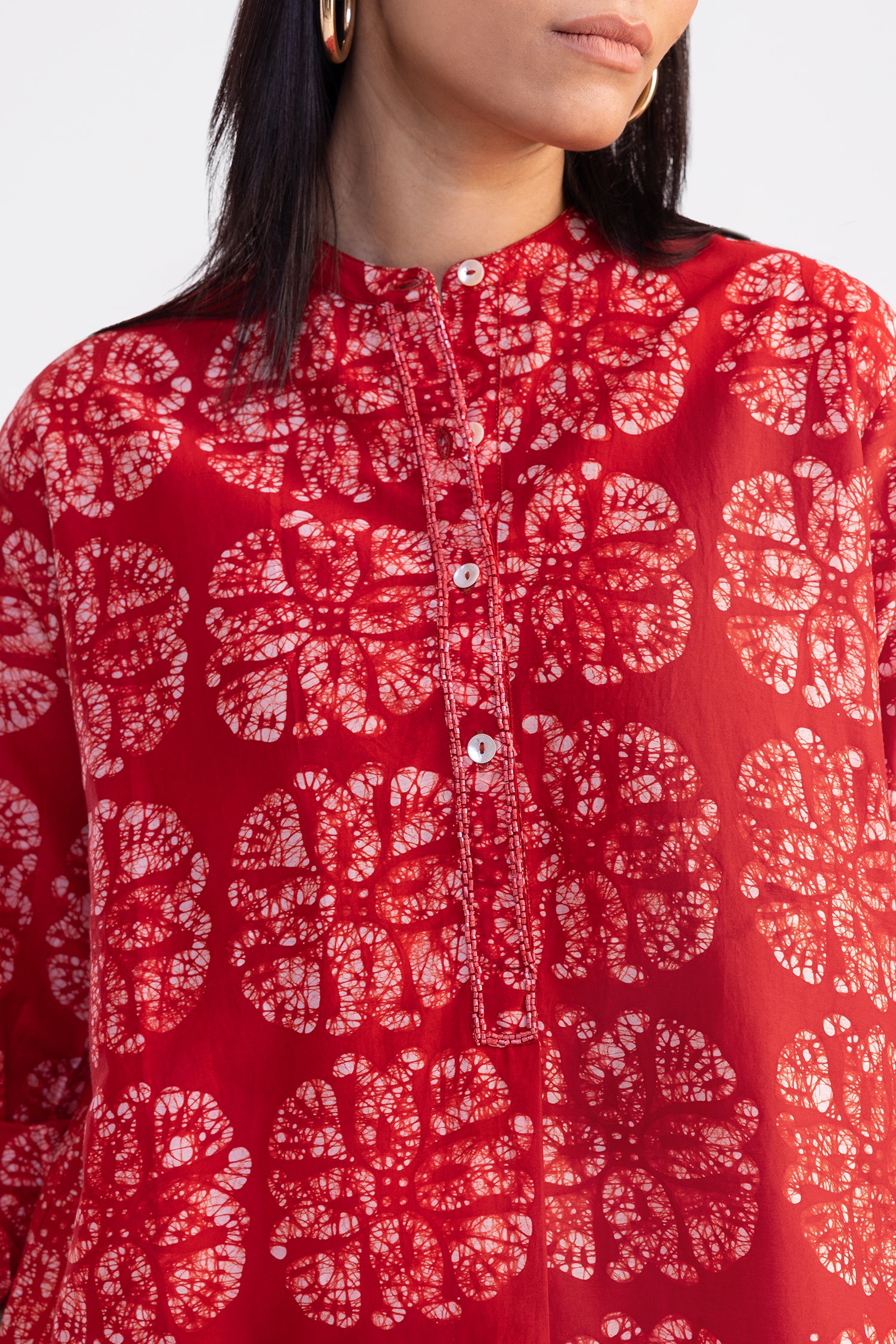Fame Batik Red Tunic