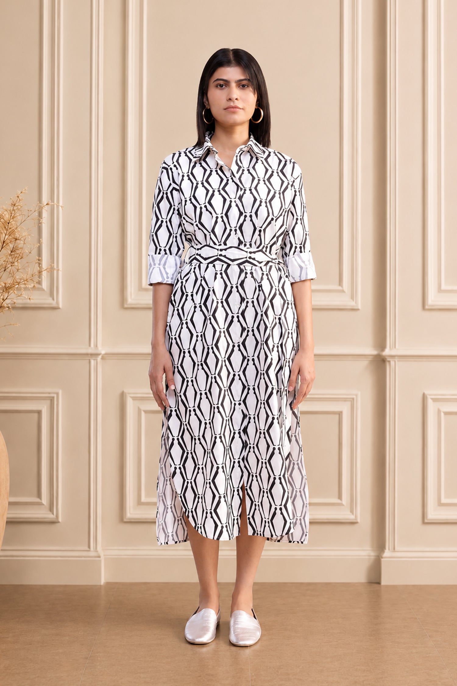 Diamond Joy Shirt Dress