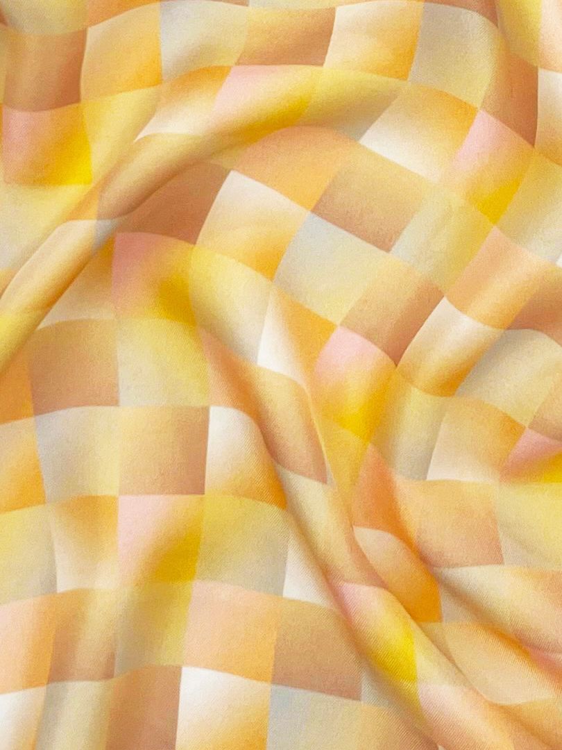 Gradient Tangerine Pocket Square