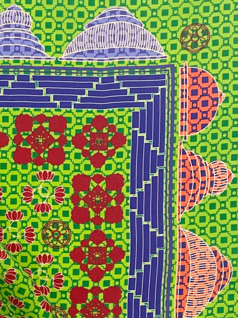Hampi Green Pocket Square