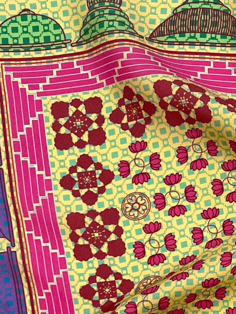 Hampi Yellow Pocket Square