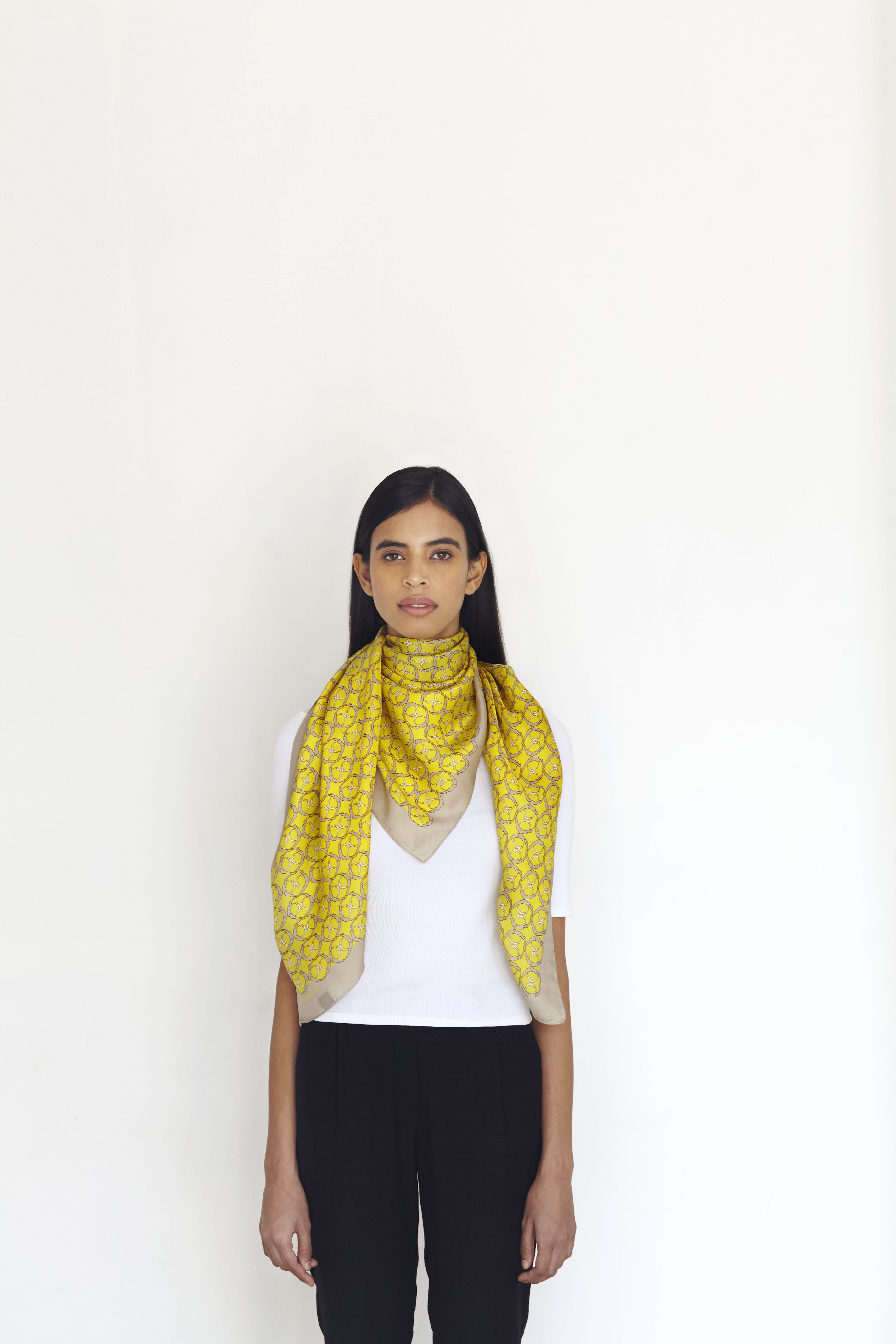 Synchronized Silk Scarf