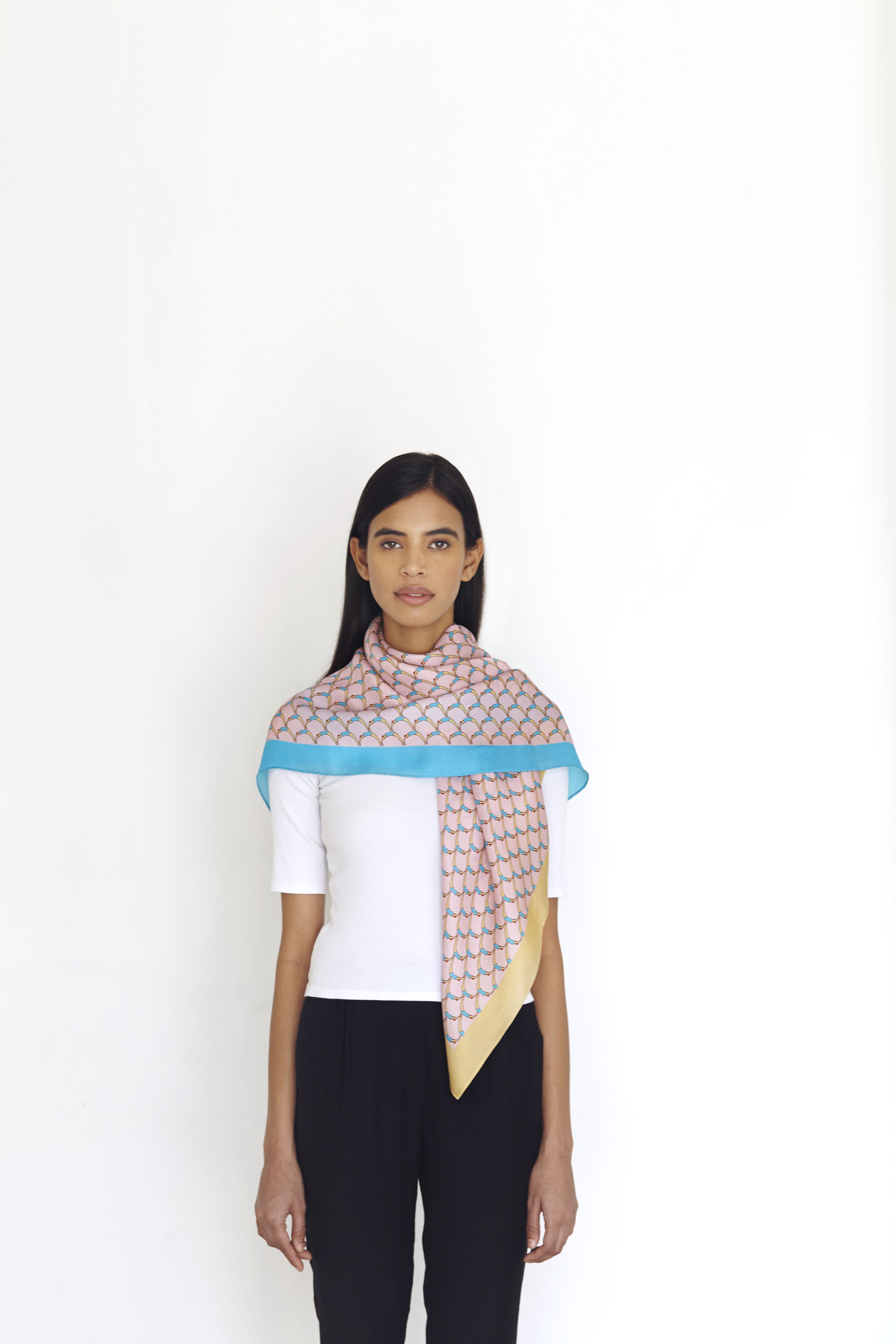 Swimmers Silk Scarf
