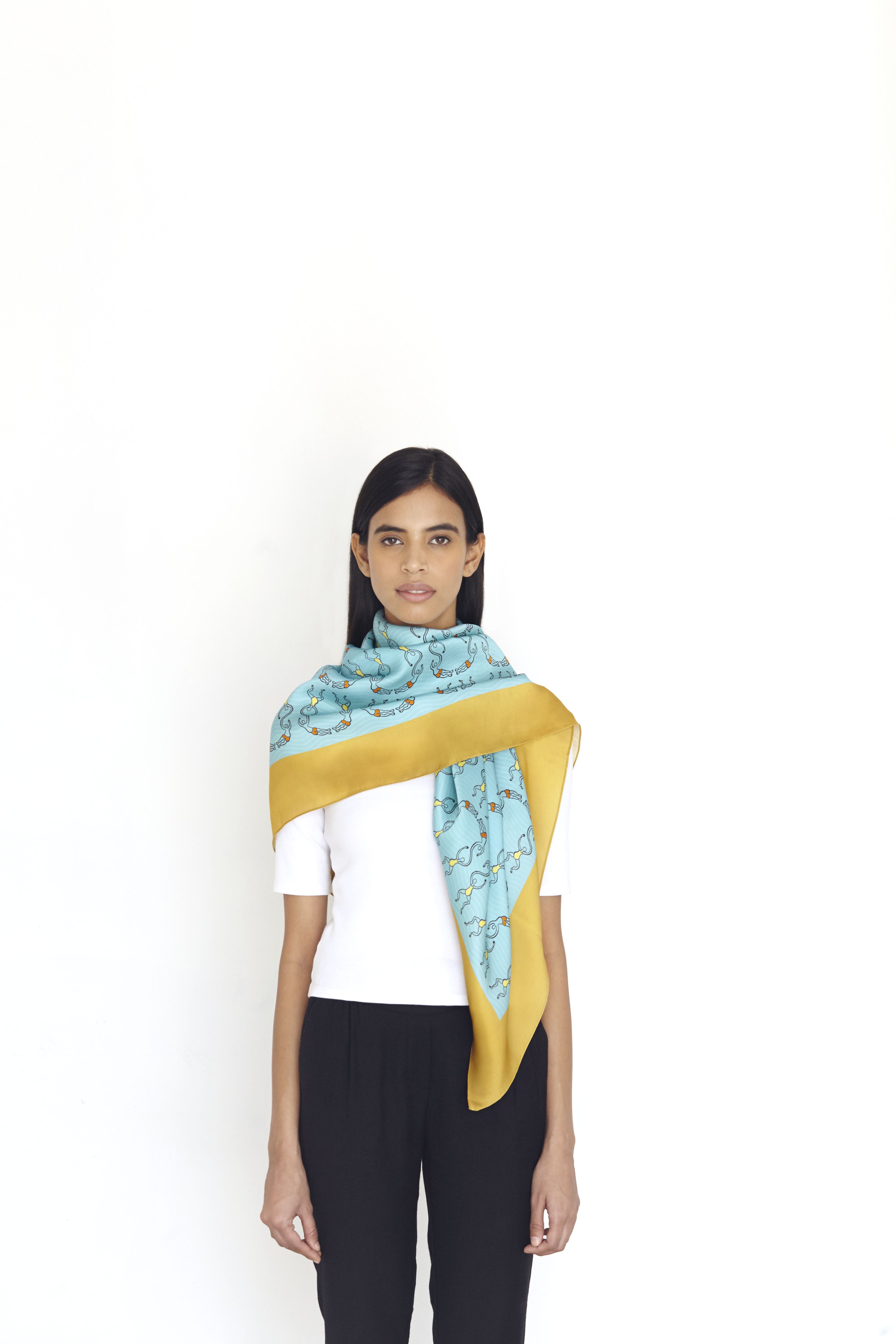 Happy Silk Scarf