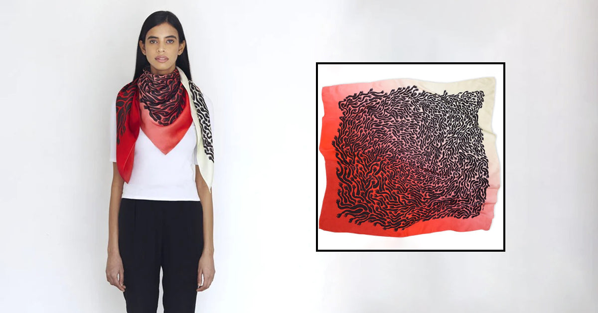 How to Tie a Square Scarf Stylishly