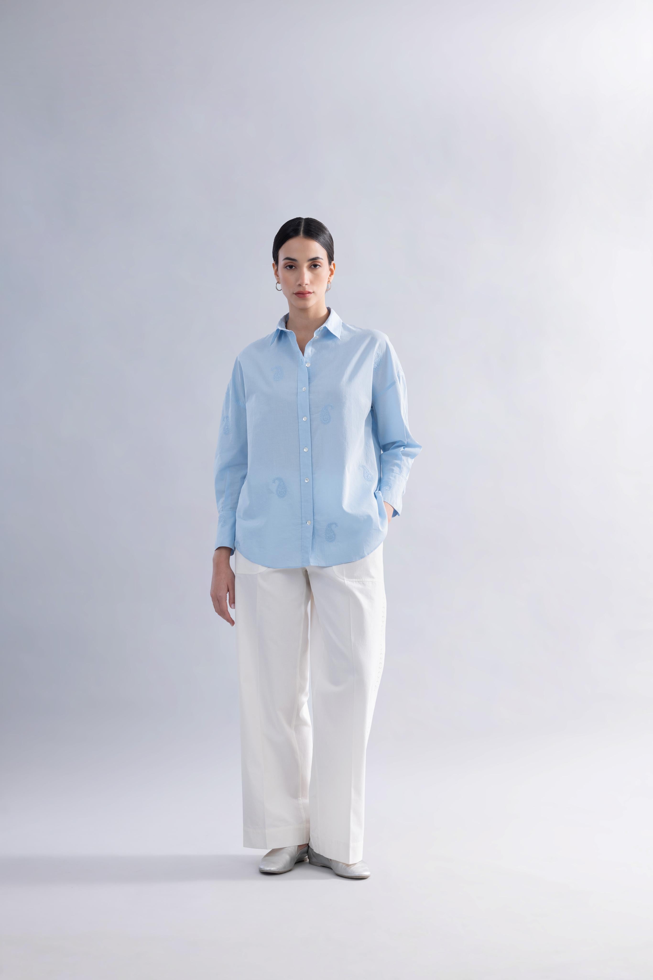 SKY SHIRT PAISLEY