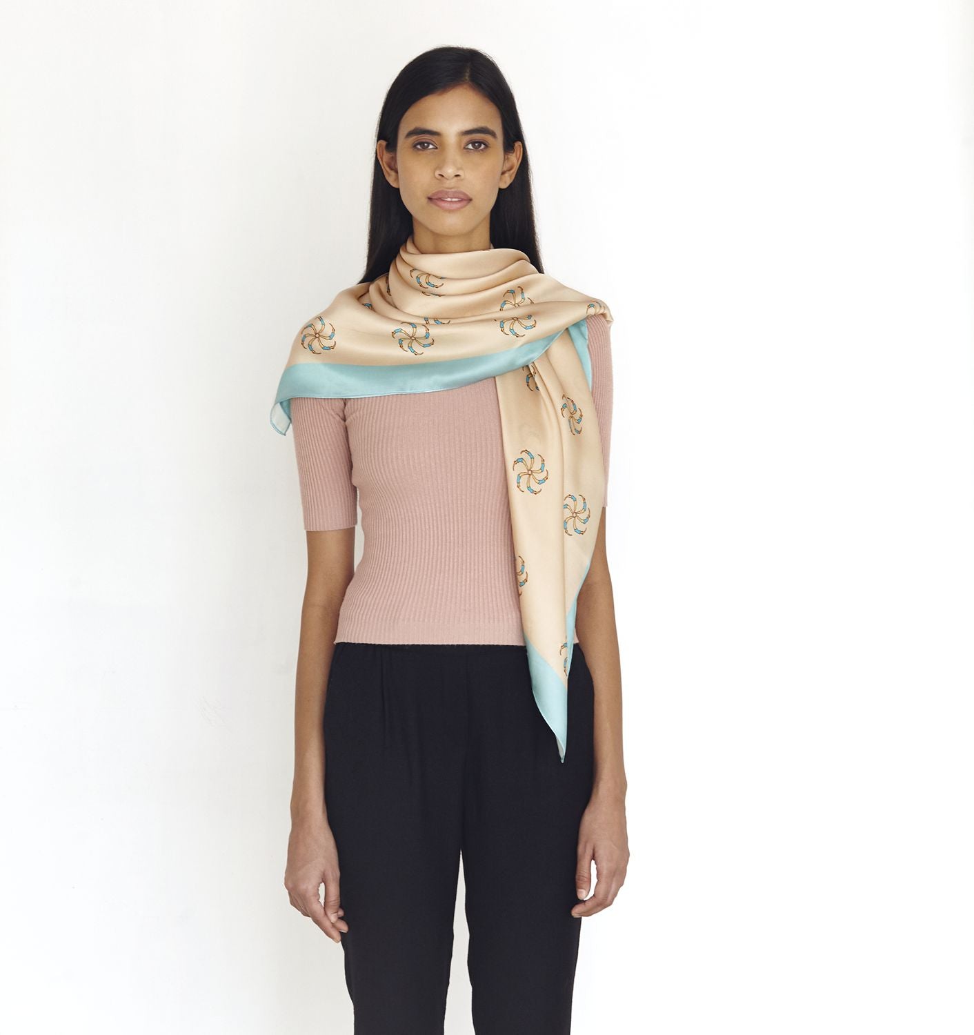 Cartwheel Silk Scarf