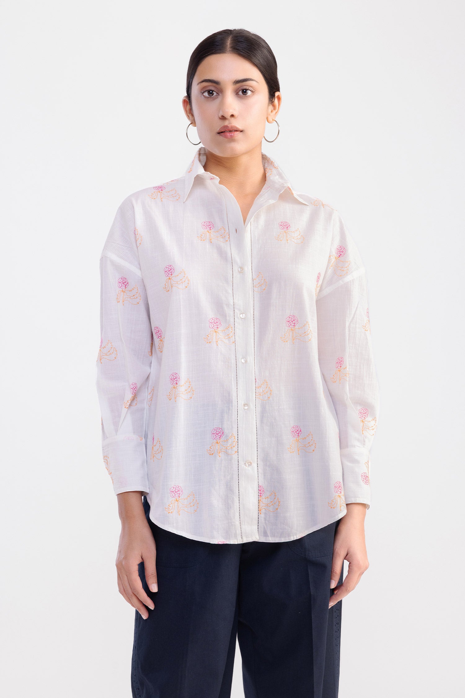 Marigold Pink And Orange Shirt