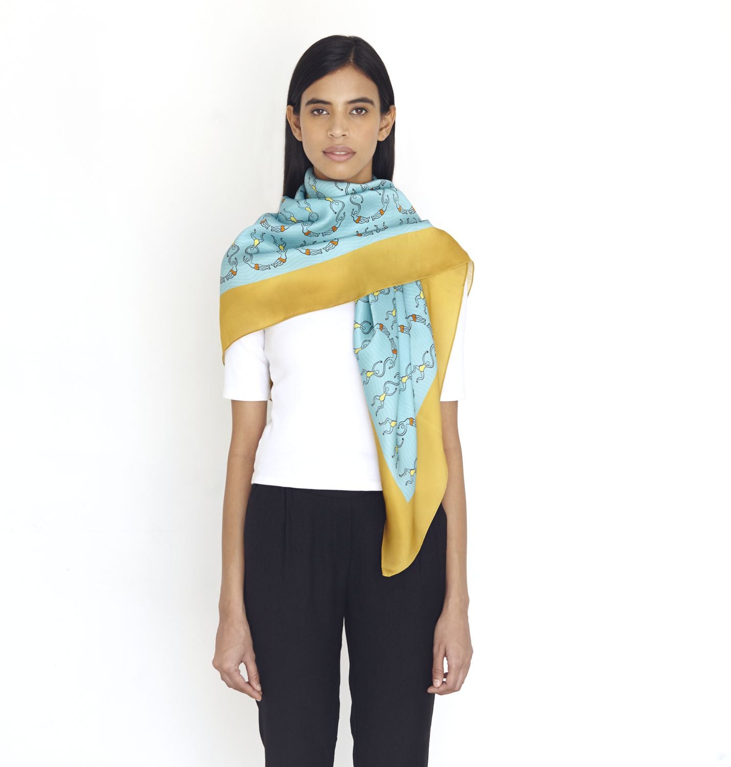 Happy Silk Scarf