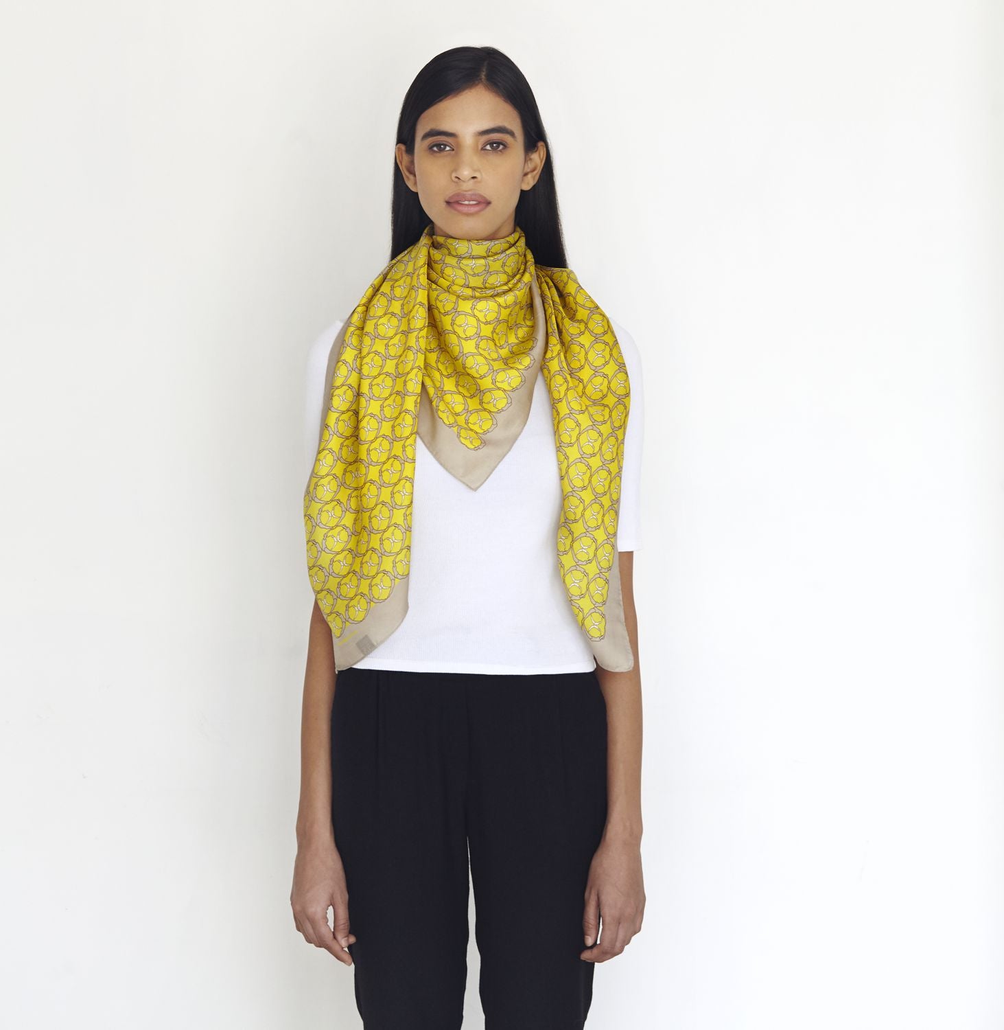 Synchronized Silk Scarf