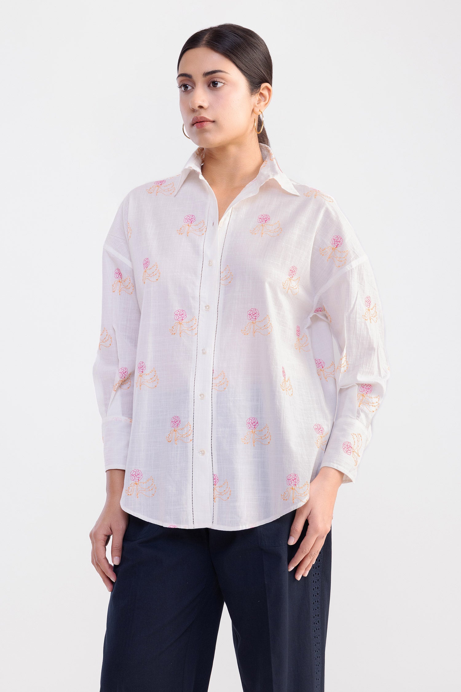 Marigold Pink And Orange Shirt