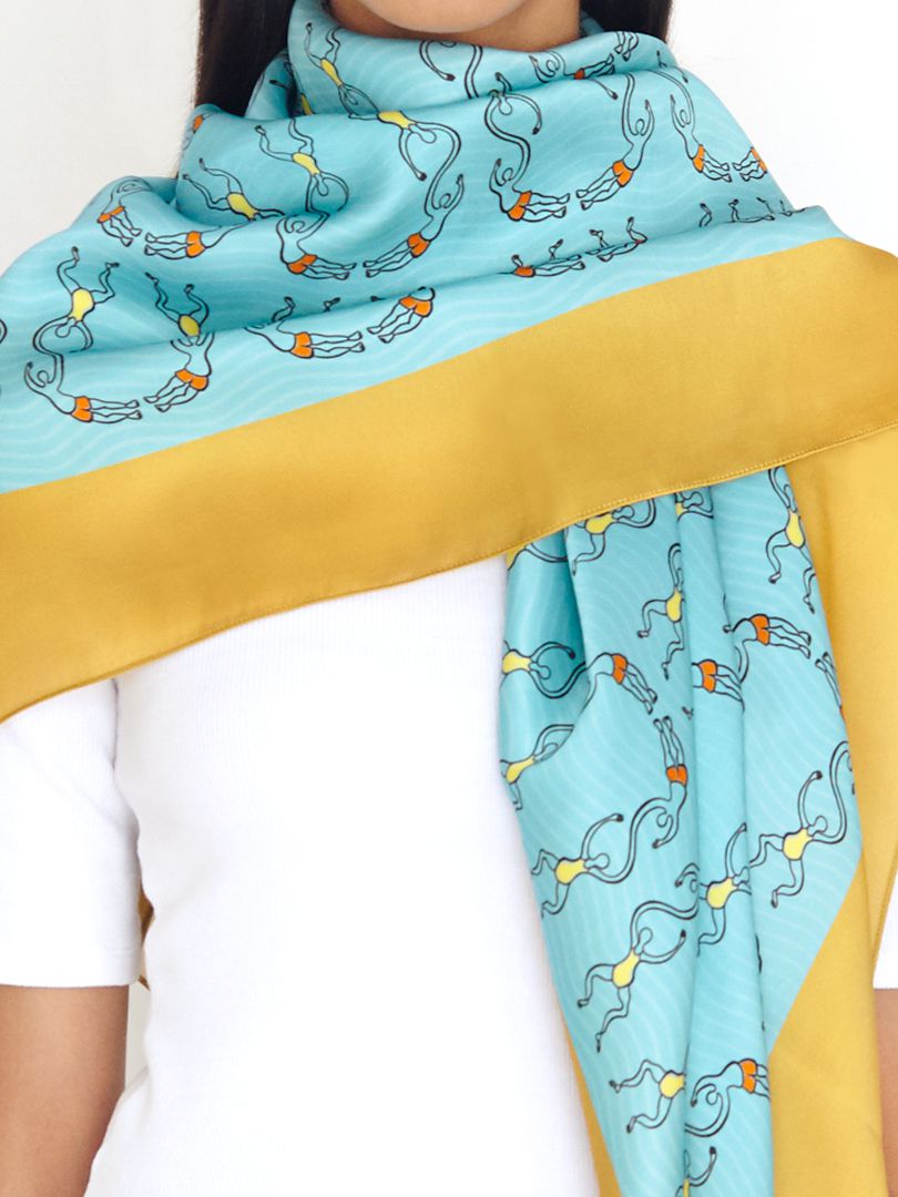 Happy Silk Scarf