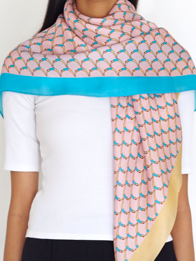 Swimmers Silk Scarf