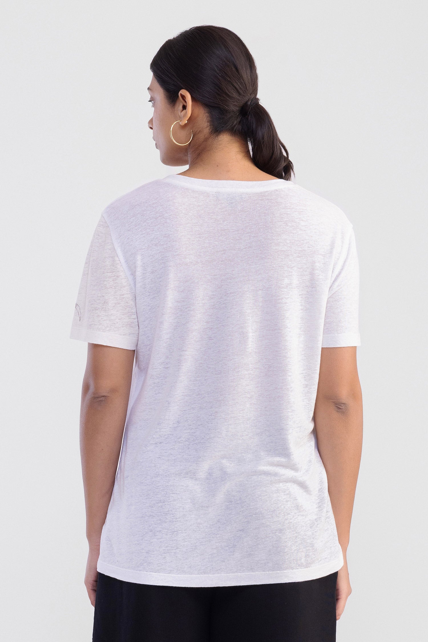 Classic Linen White Tee