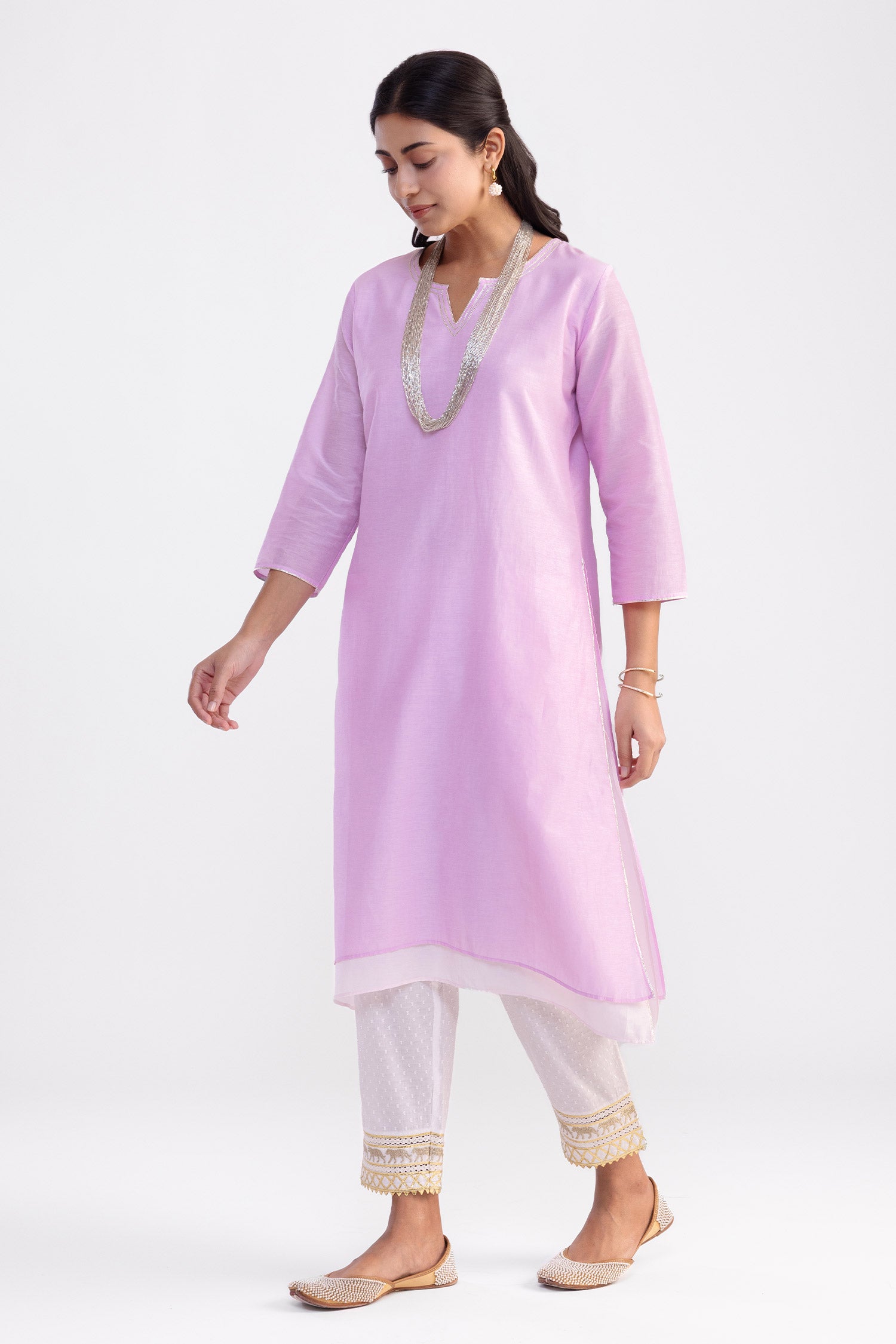 Assagao Lilac Kurta