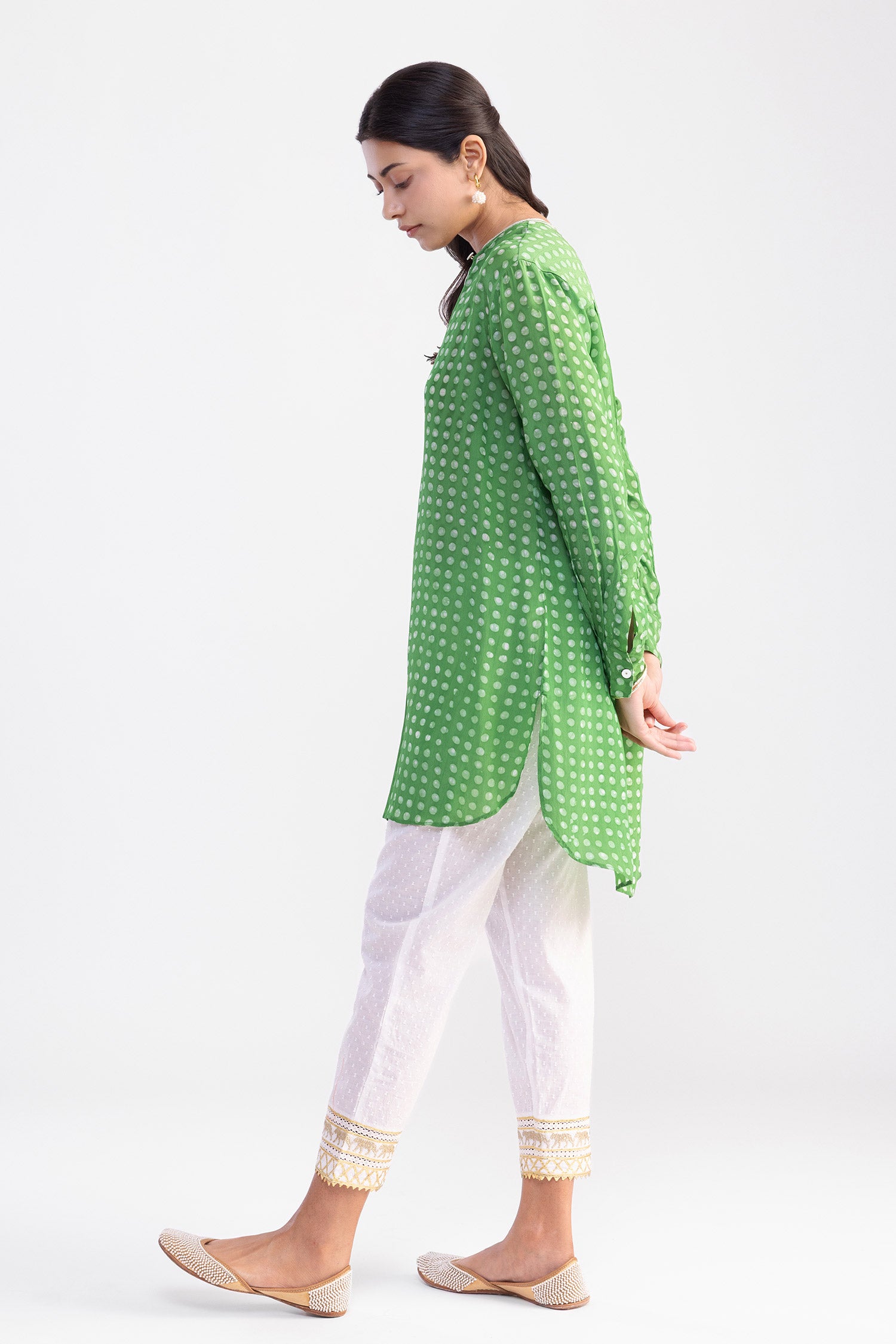 Fame Batik Green Tunic