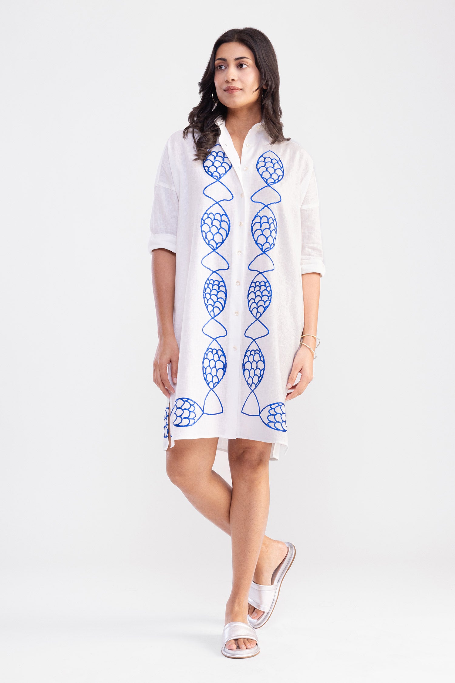 Fishy Person Shirt Dress