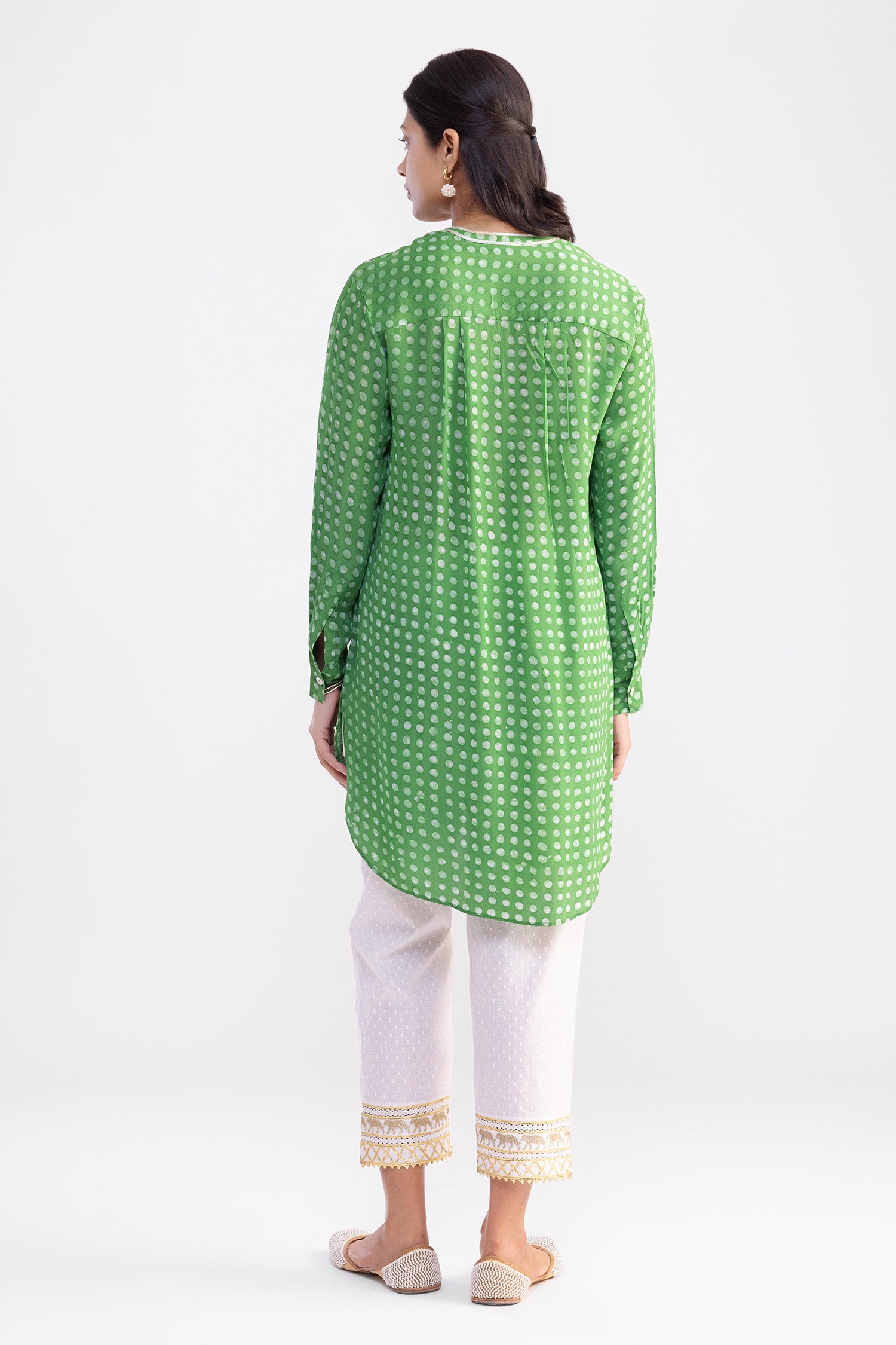 Fame Batik Green Tunic