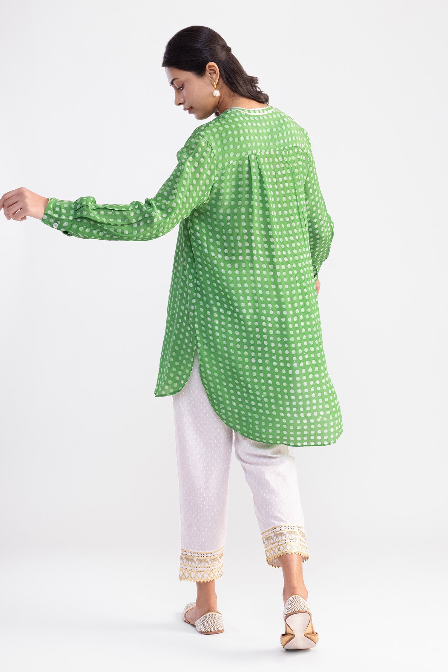 Fame Batik Green Tunic