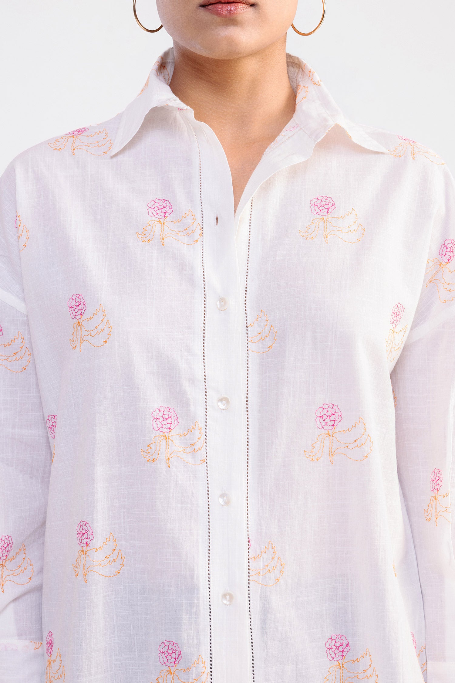 Marigold Pink And Orange Shirt