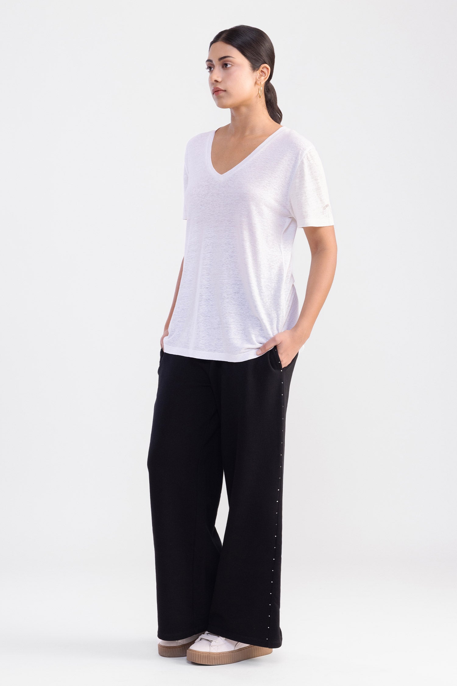 Classic Linen White Tee