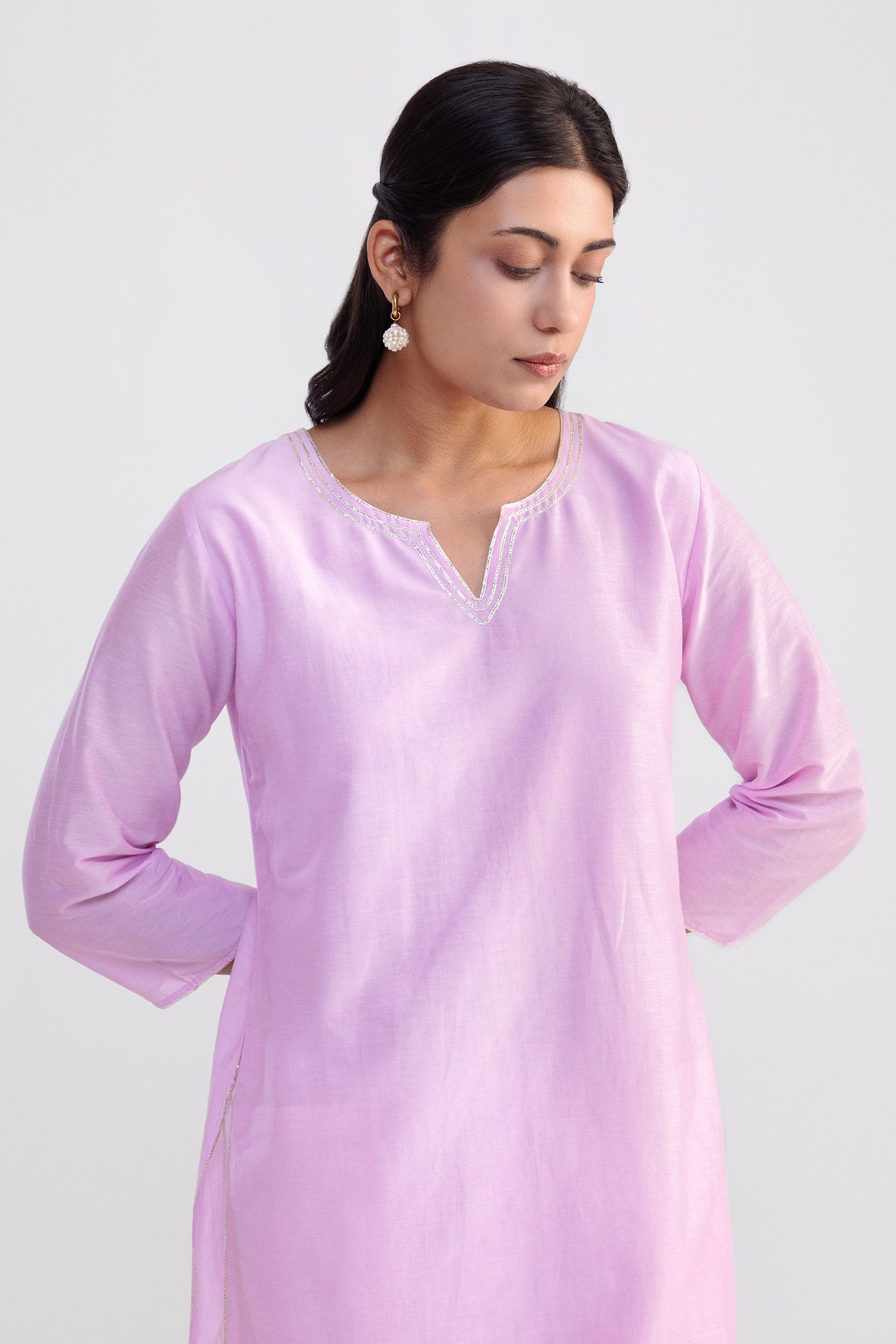 Assagao Lilac Kurta