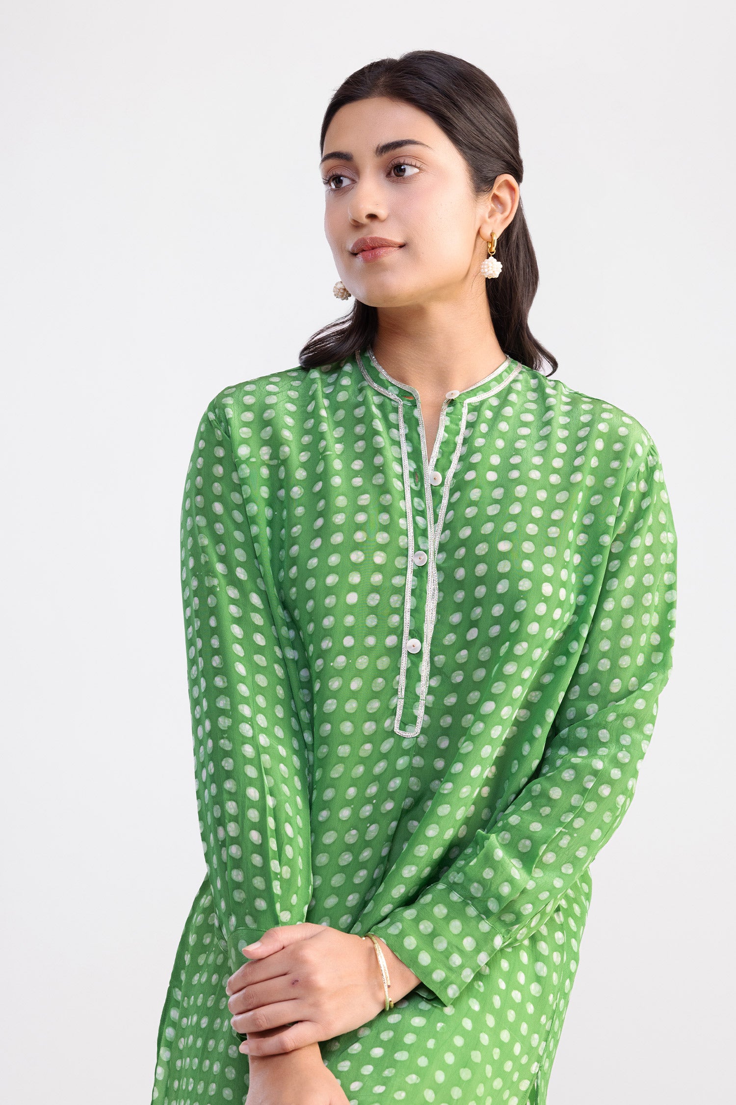 Fame Batik Green Tunic