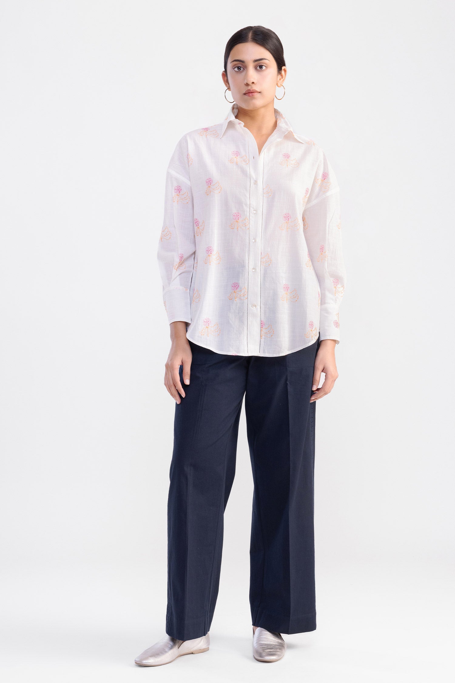 Marigold Pink And Orange Shirt