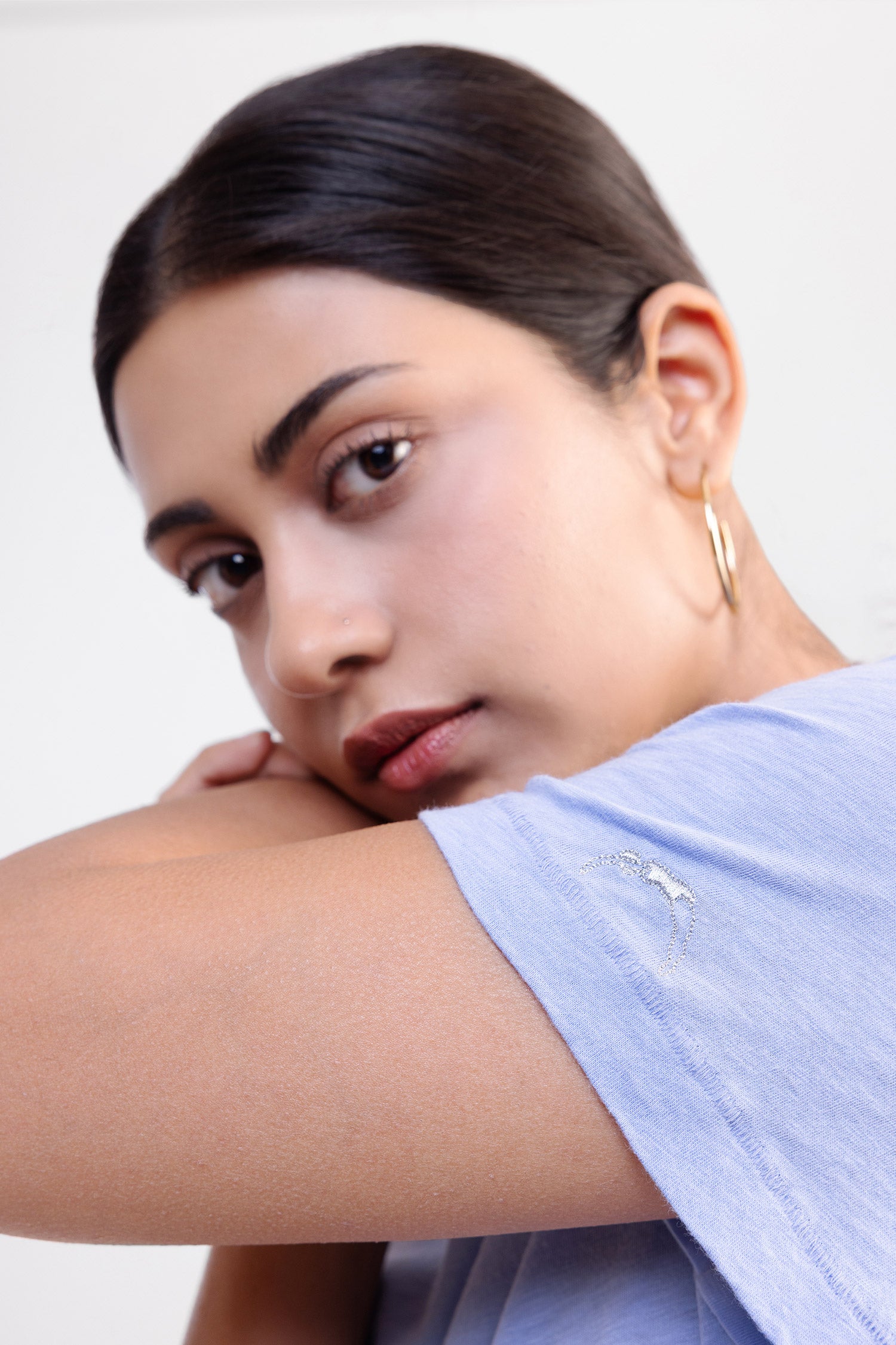 Relaxed Blue Tee