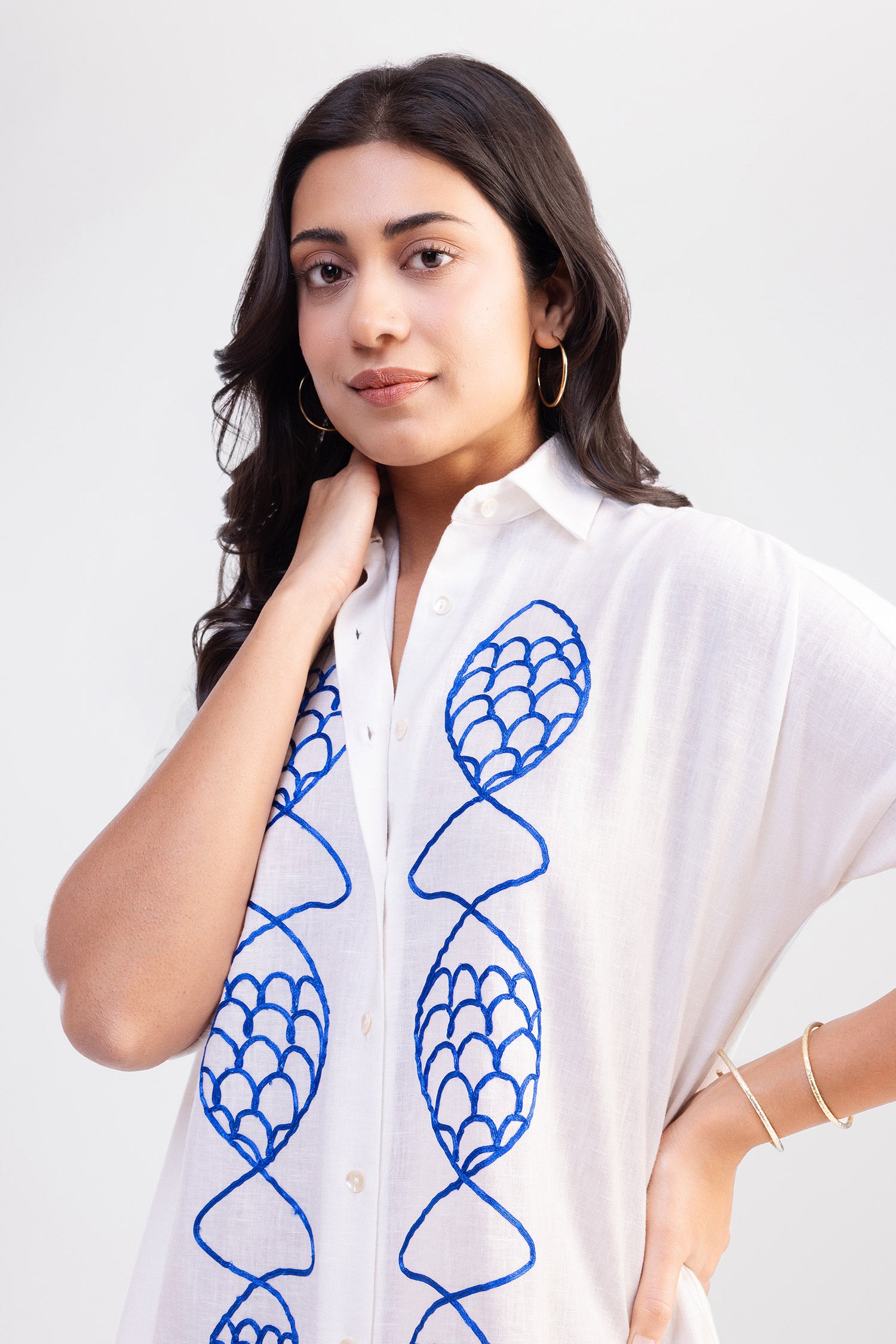 Fishy Person Shirt Dress