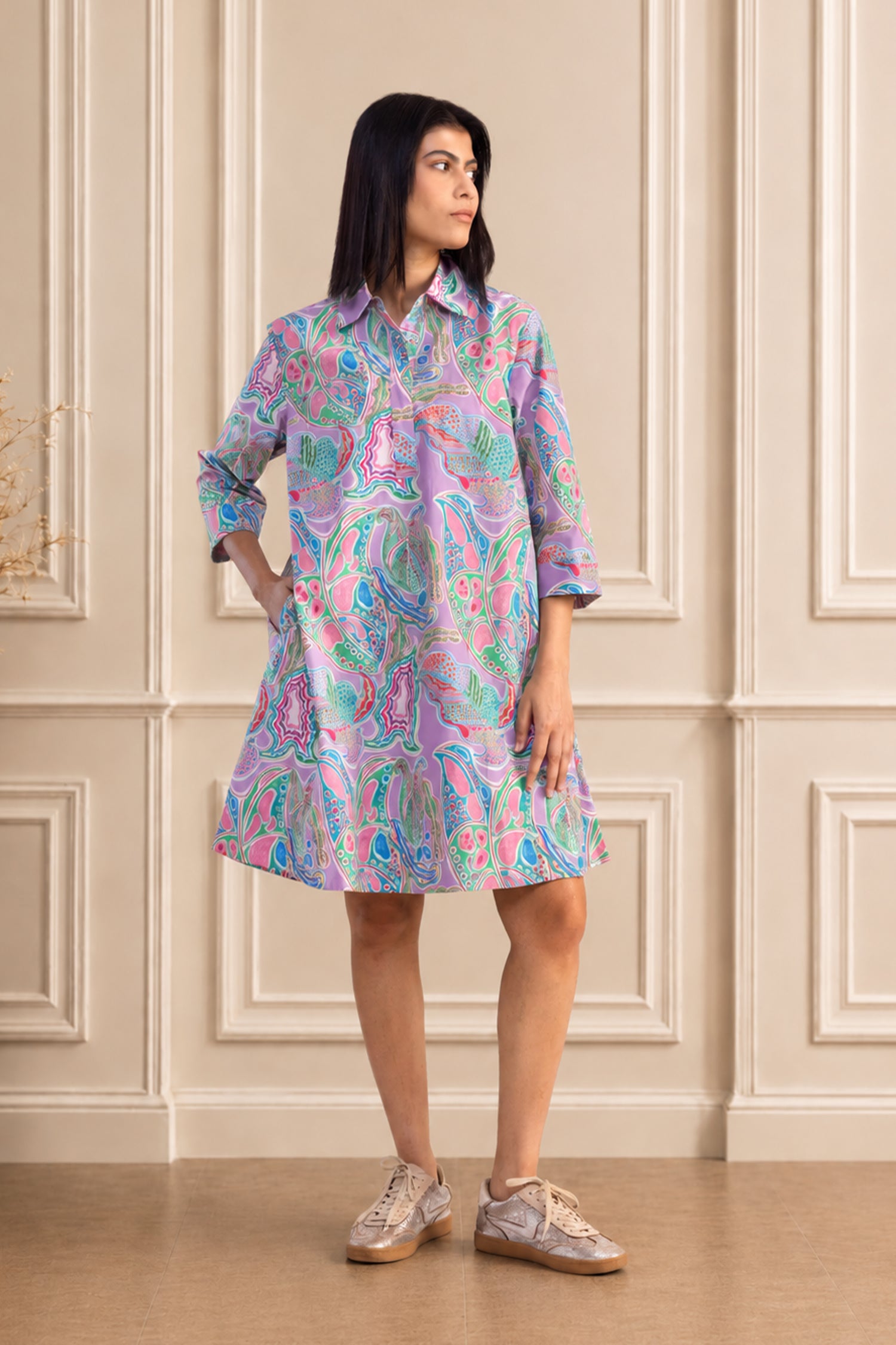 ABUNDANCE RAINFOREST DREAMS SHIRT DRESS