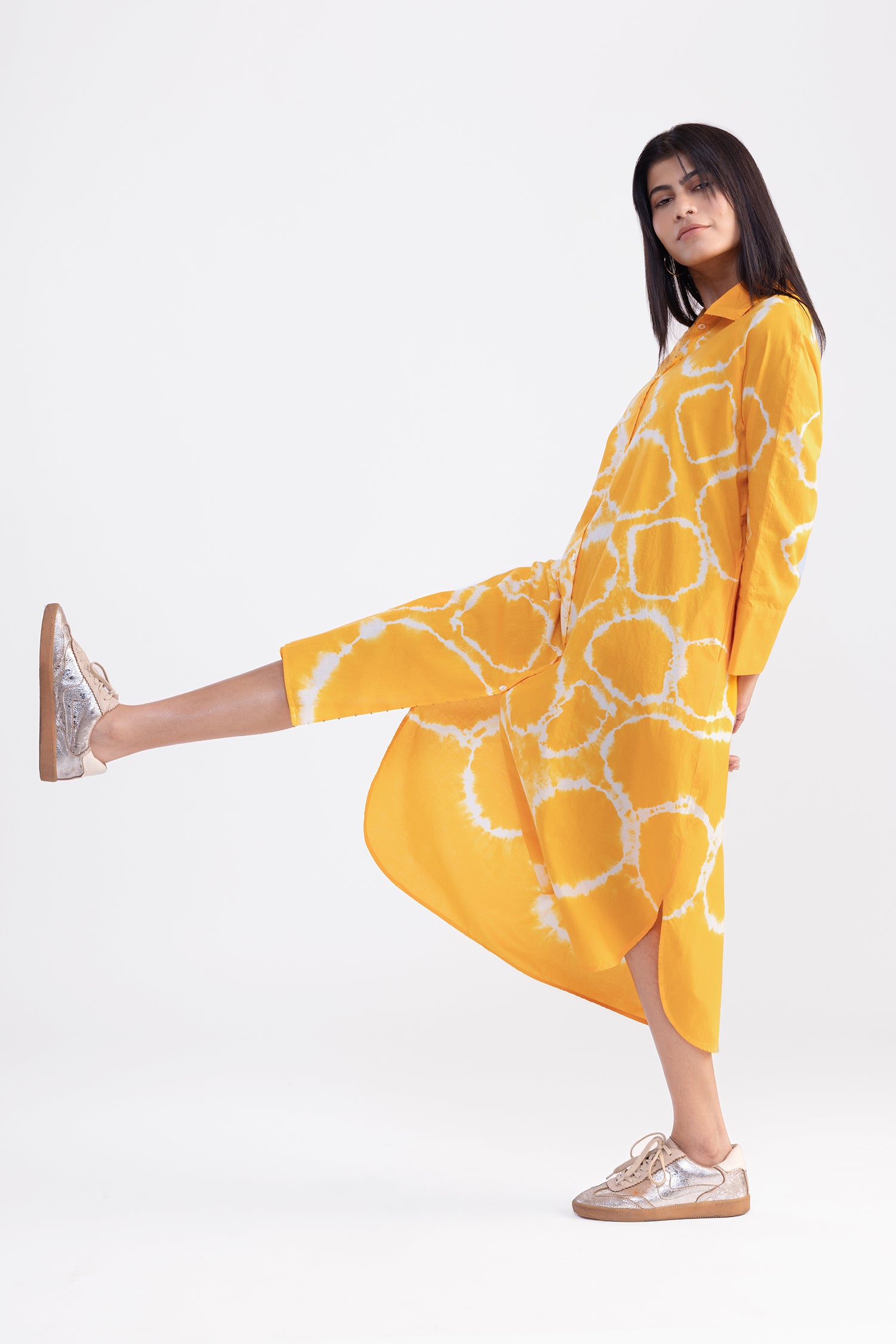Calm Phuljaari Shirt Dress