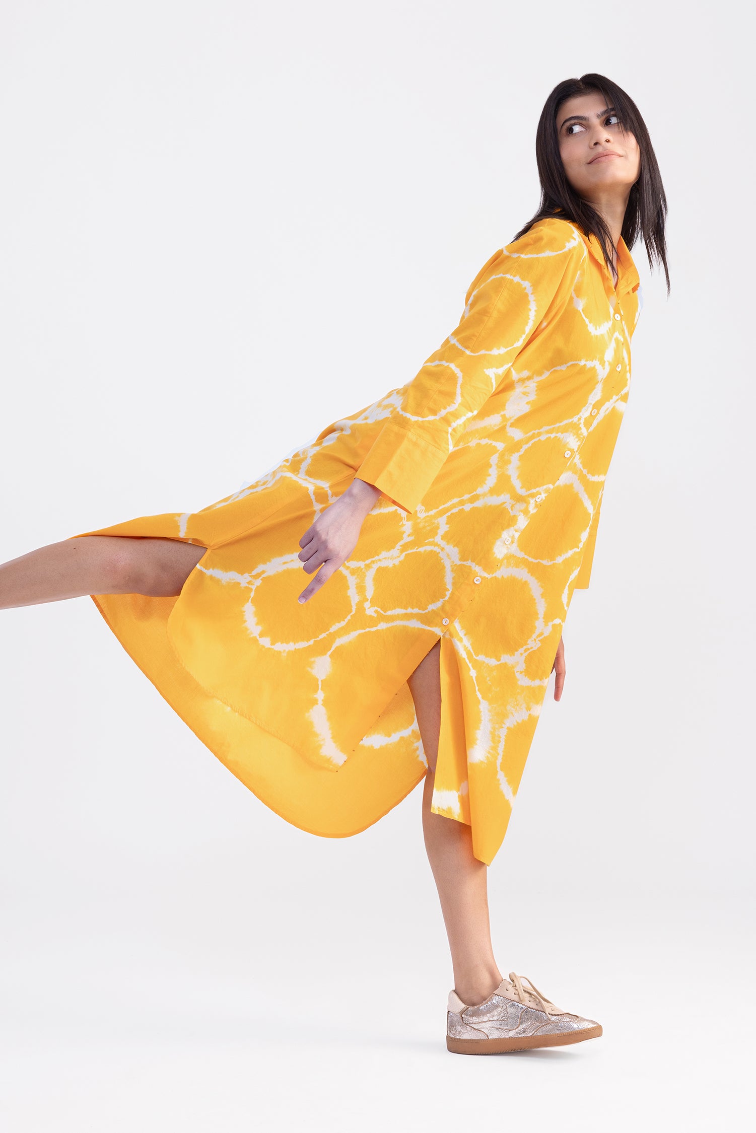 Calm Phuljaari Shirt Dress