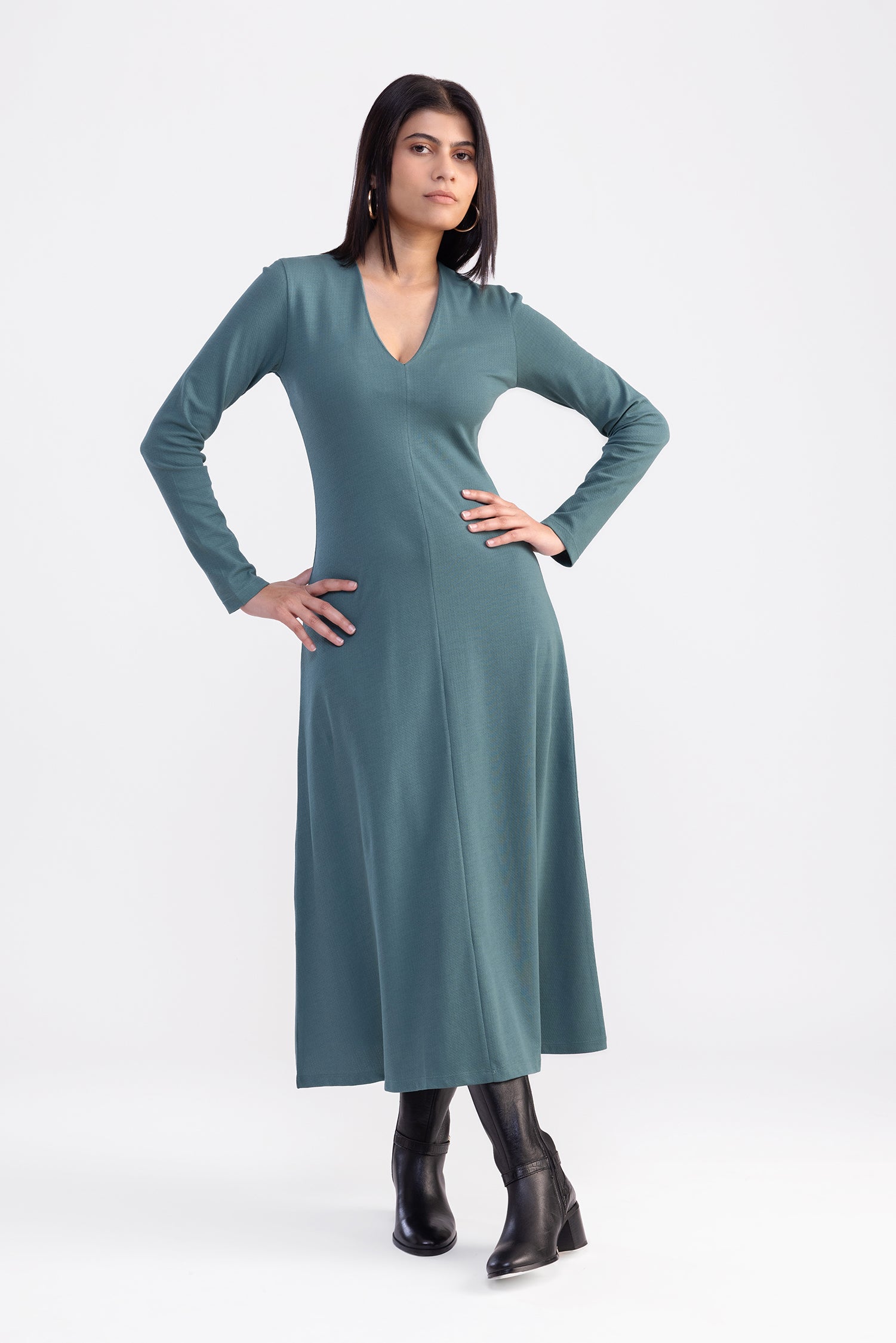 Dalfina Teal Dress