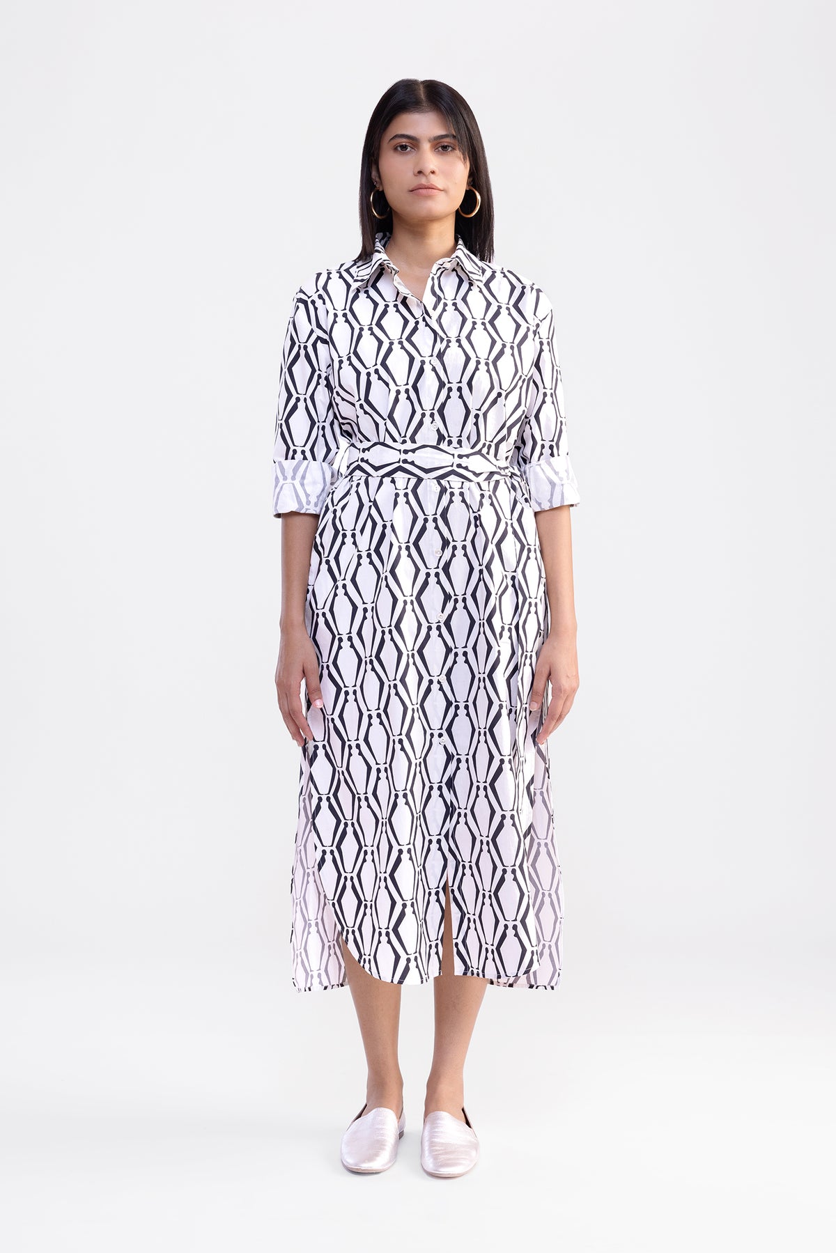 Diamond Joy Shirt Dress