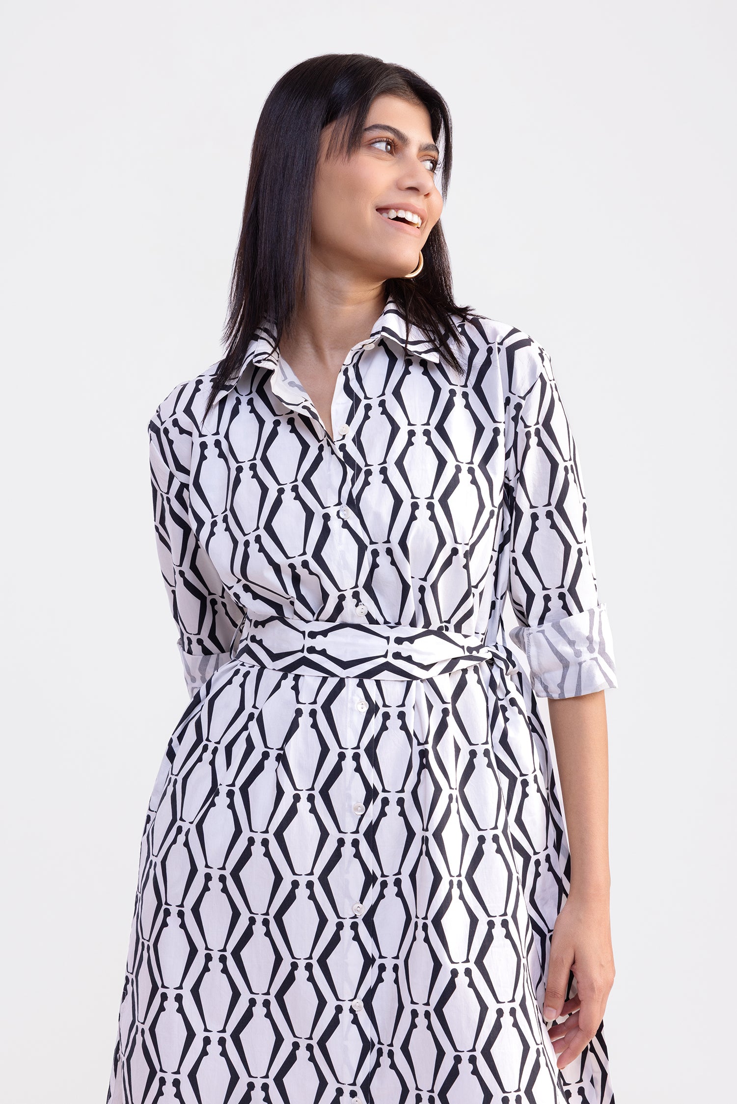 Diamond Joy Shirt Dress