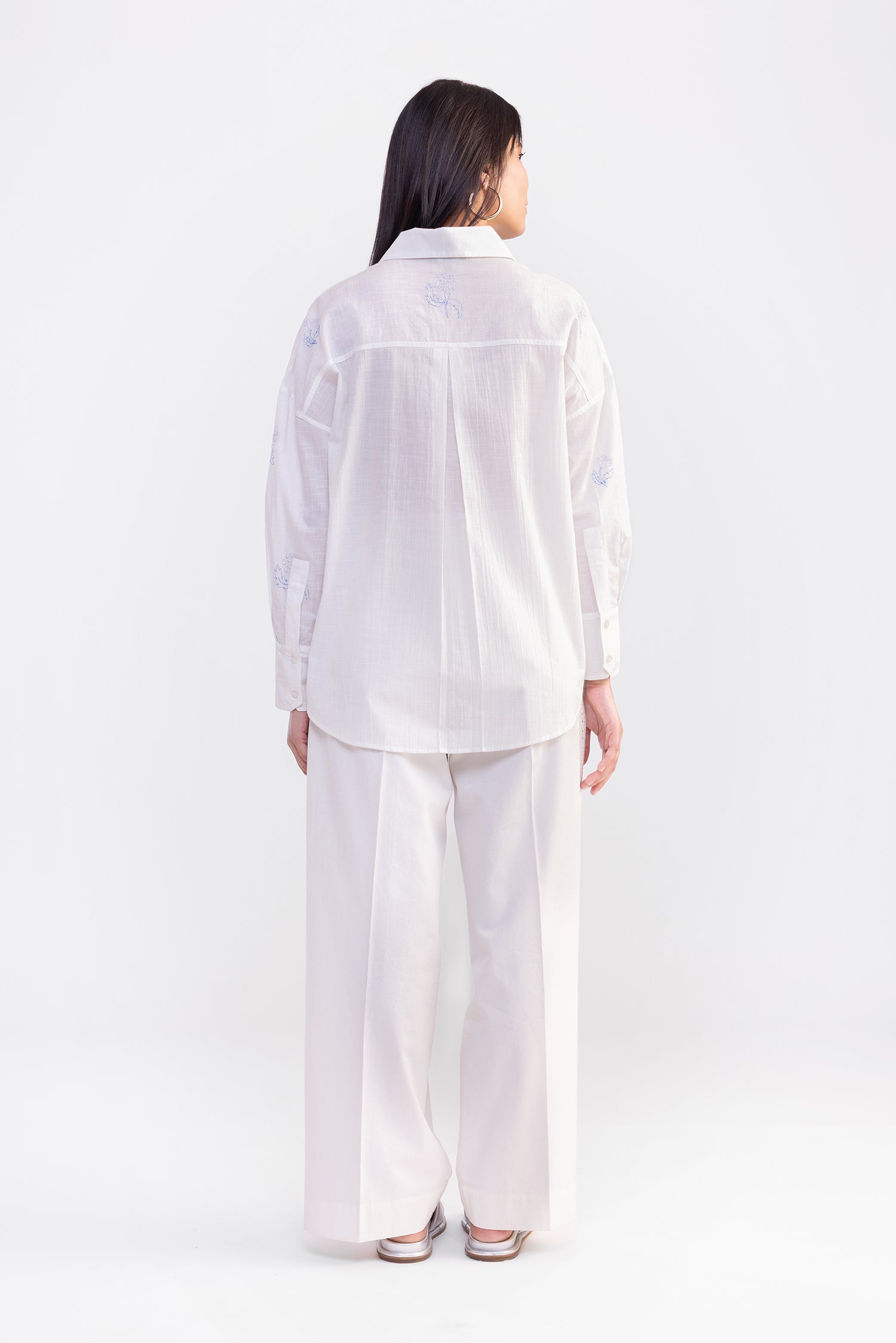 Marigold White And Blue Shirt