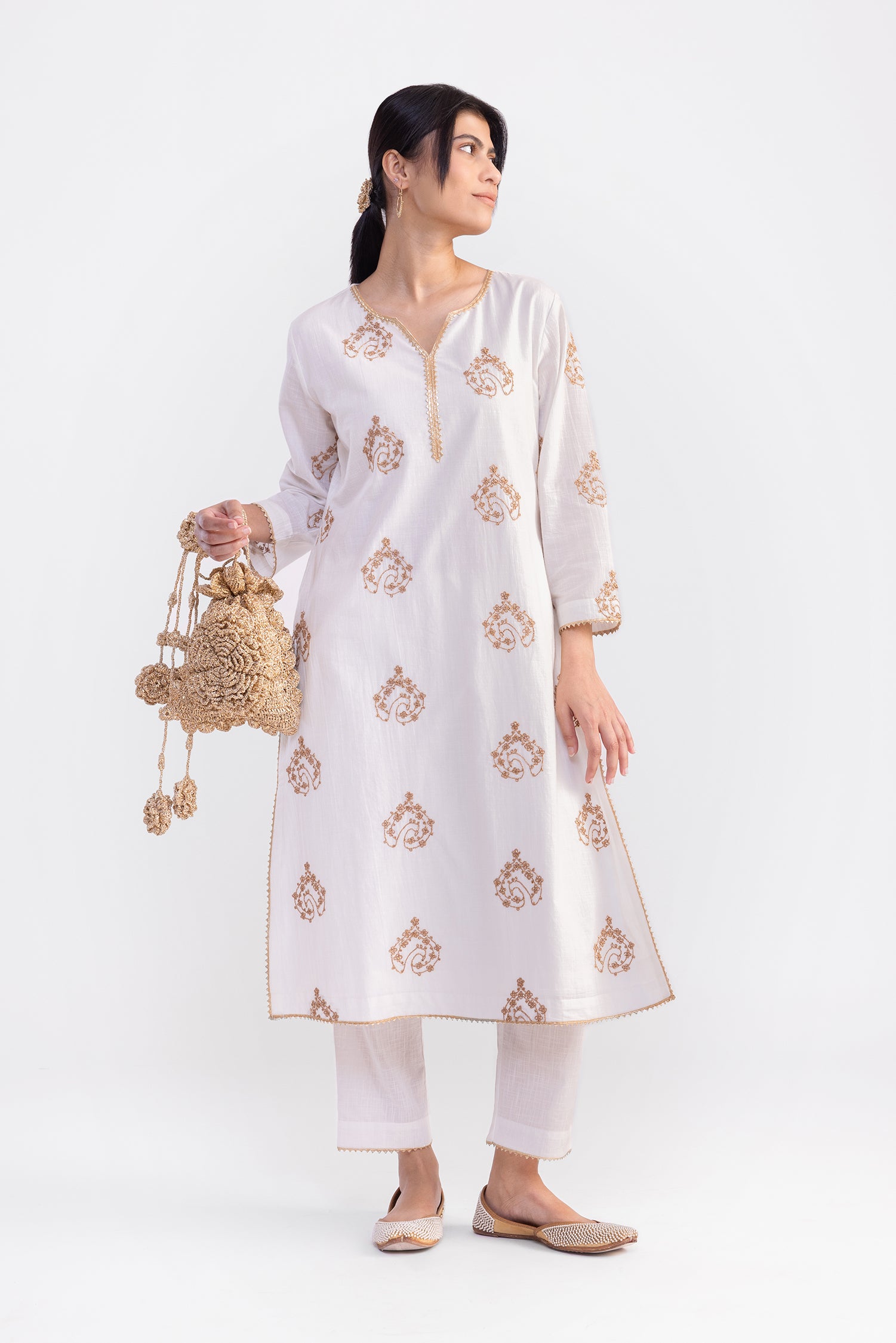 Peacock Kurta Set